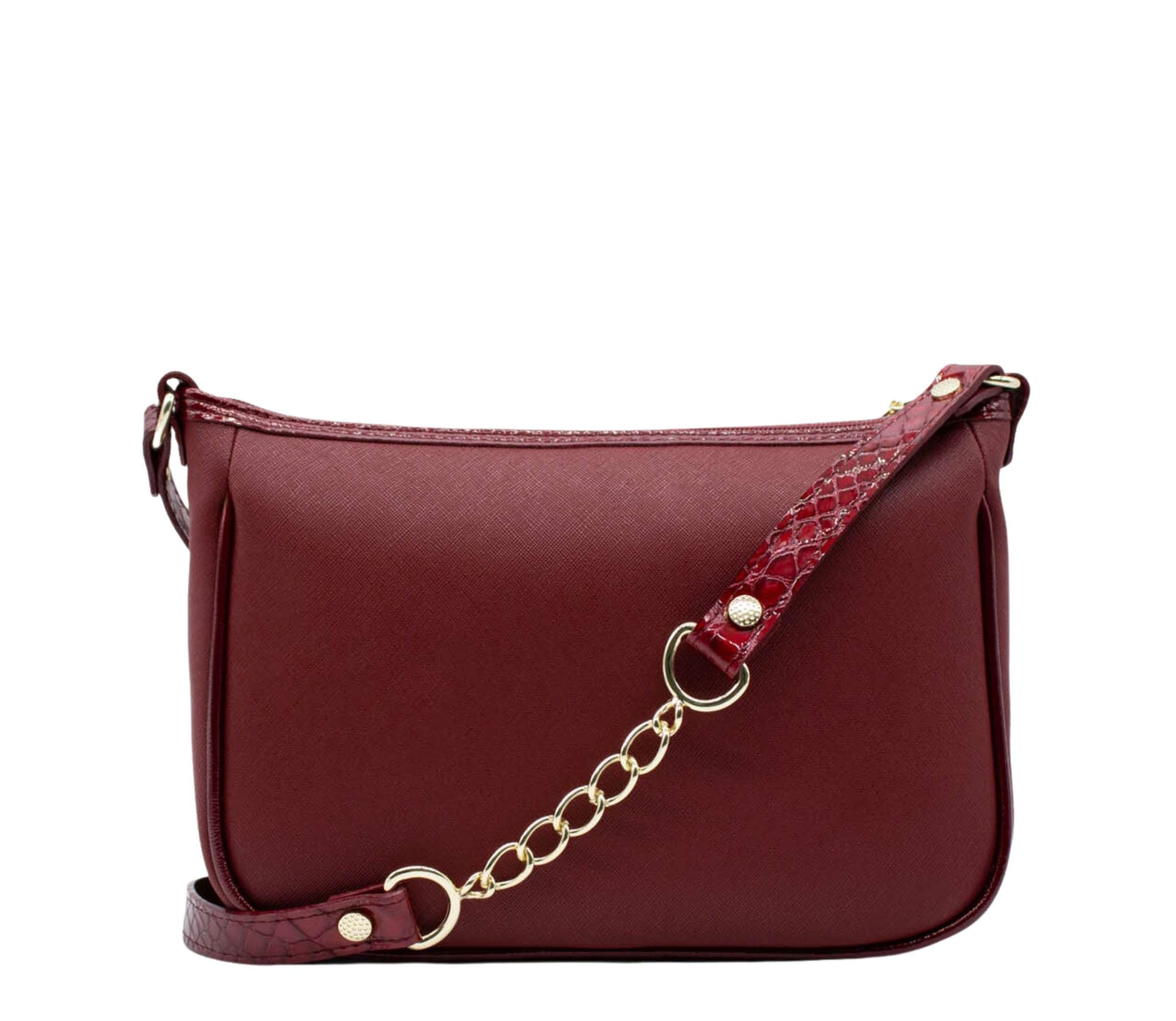 Cavalinho Grace Shoulder Bag SKU 18250435.15 #color_DarkRed / Beige