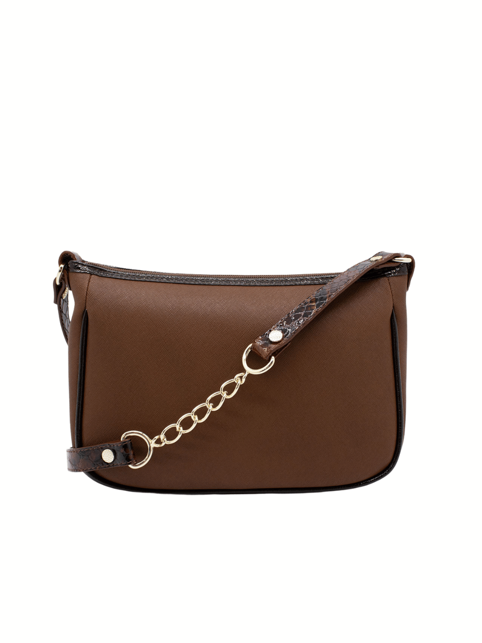 Cavalinho Grace Shoulder Bag SKU 18250435.34 #color_Saddlebrown / beige