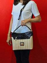 Cavalinho Grace Handbag SKU 18250470.22 #color_Navy / Beige