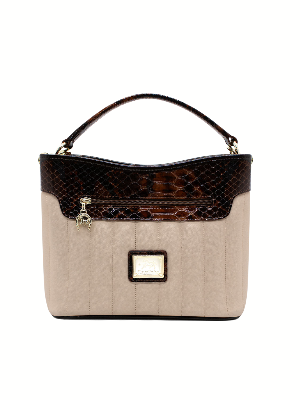 Cavalinho Grace Handbag SKU 18250470.34 #color_Saddlebrown / Beige