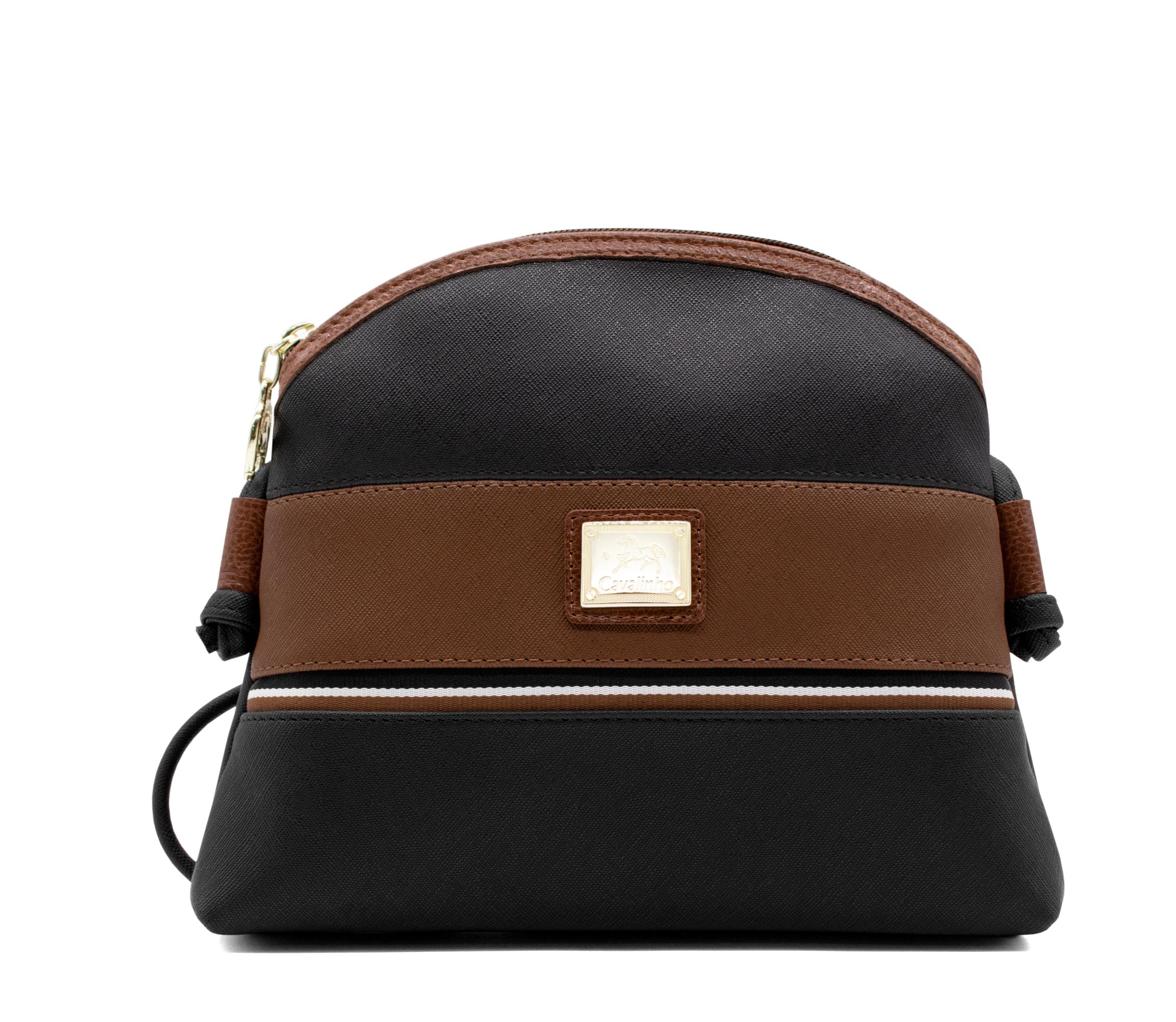 #color_ Black & Honey | Cavalinho Unique Crossbody Bag - Black & Honey - 18260005.32_1