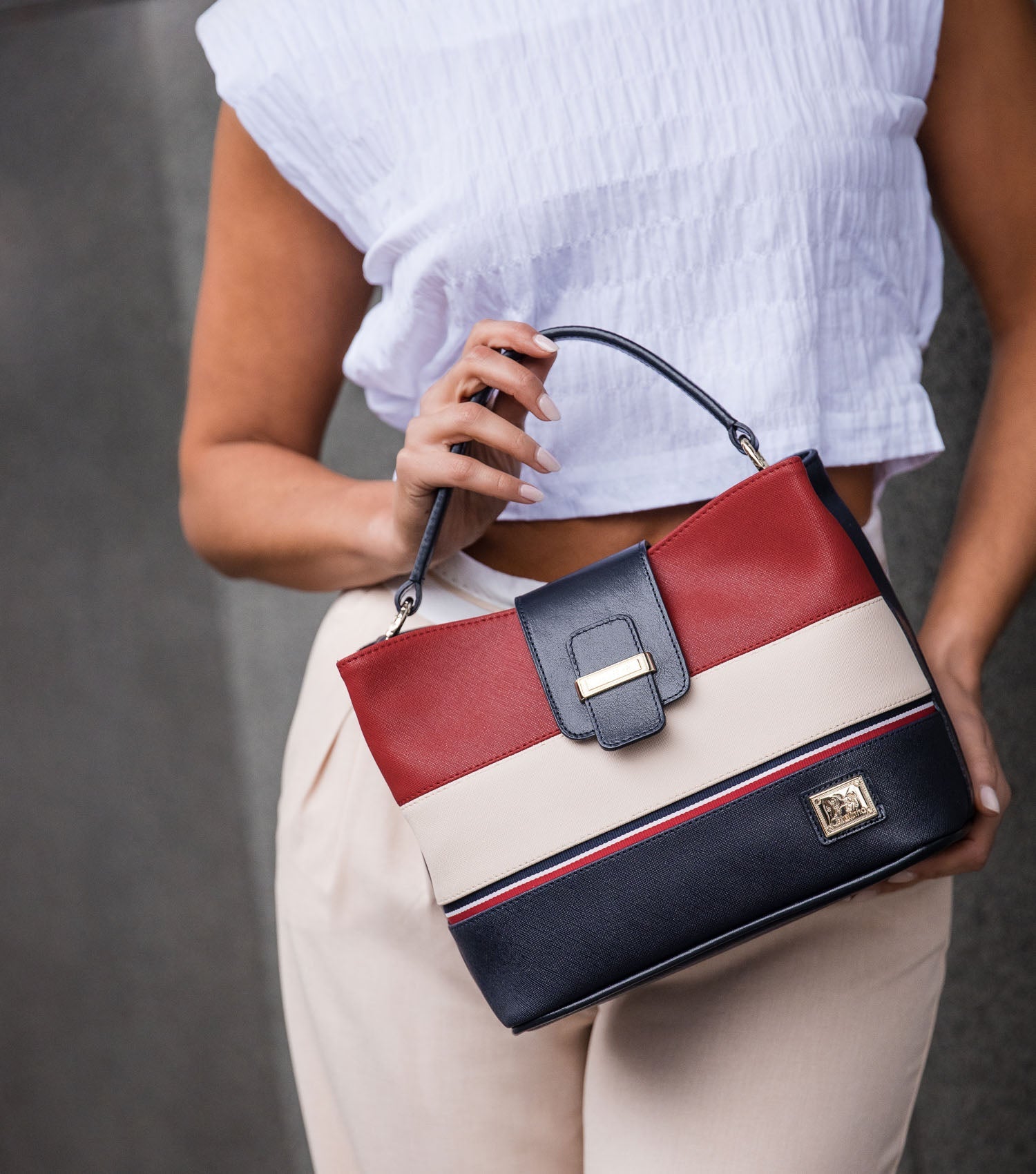 #color_ Navy Beige Red | Cavalinho Unique Handbag - Navy Beige Red - 18260157.22_M01