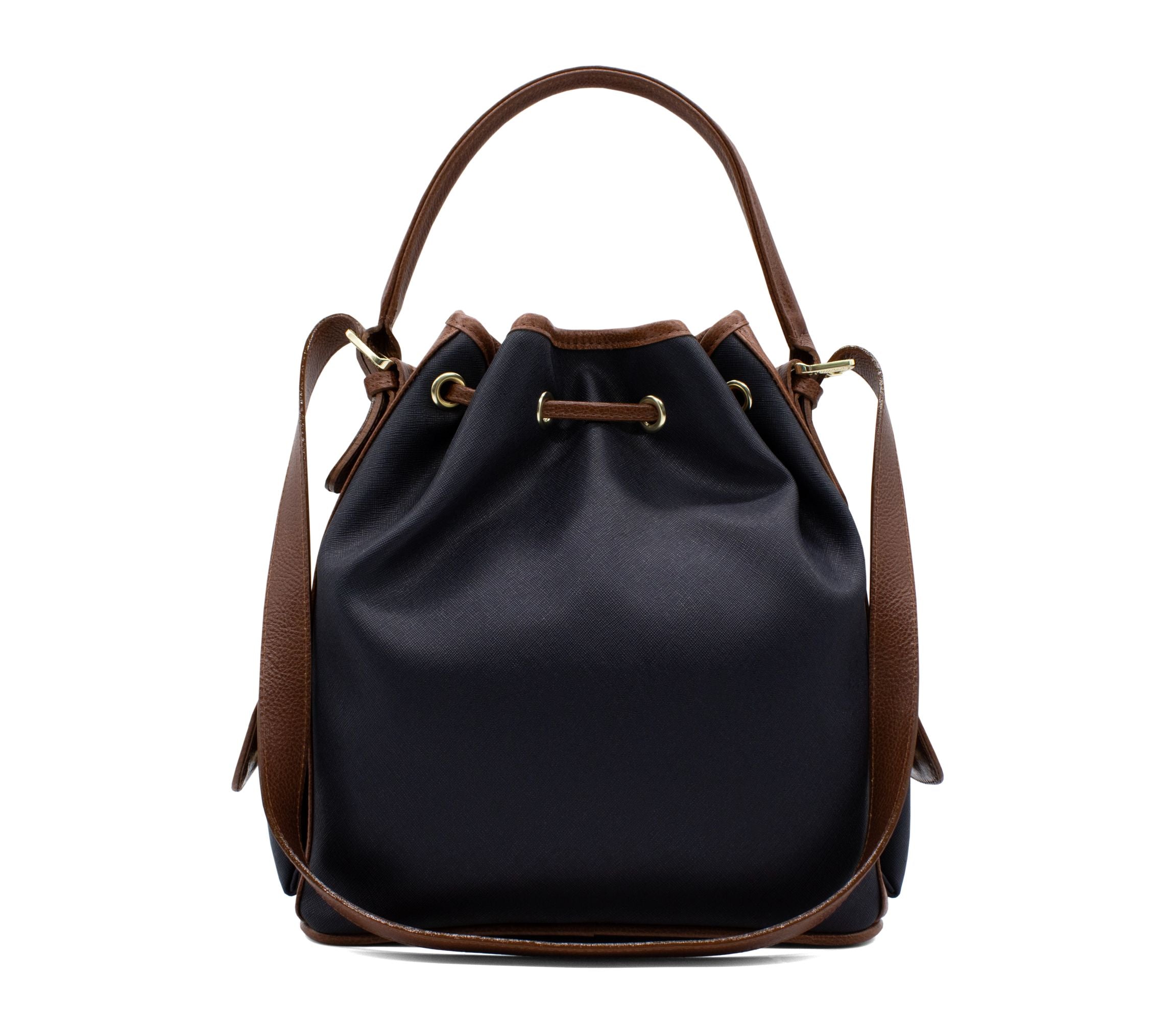 #color_ Black SaddleBrown White | Cavalinho Unique Bucket Bag - Black SaddleBrown White - 18260360.34_3