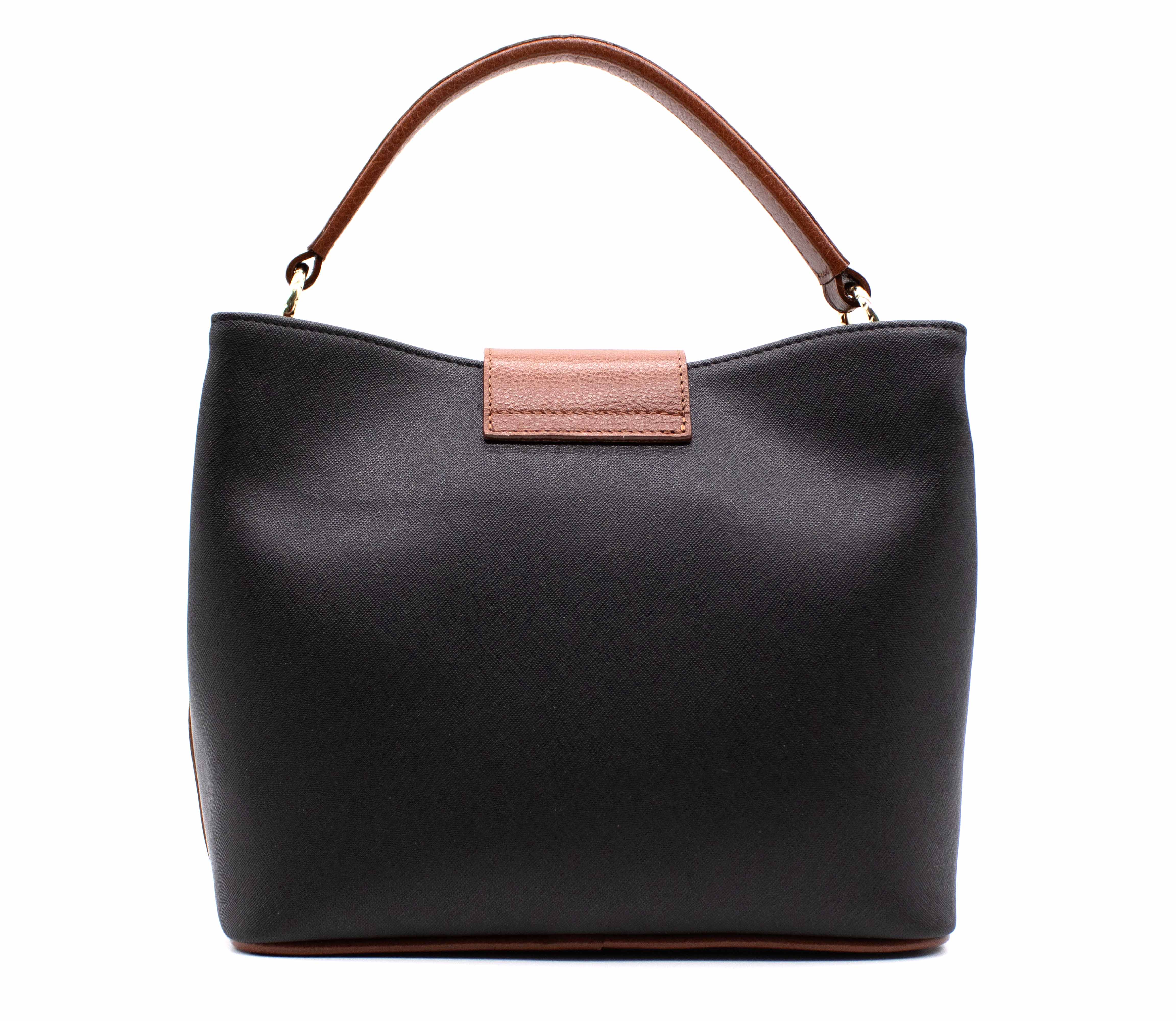 #color_ Black & Honey | Cavalinho Unique Handbag - Black & Honey - 1826157.32.99_3