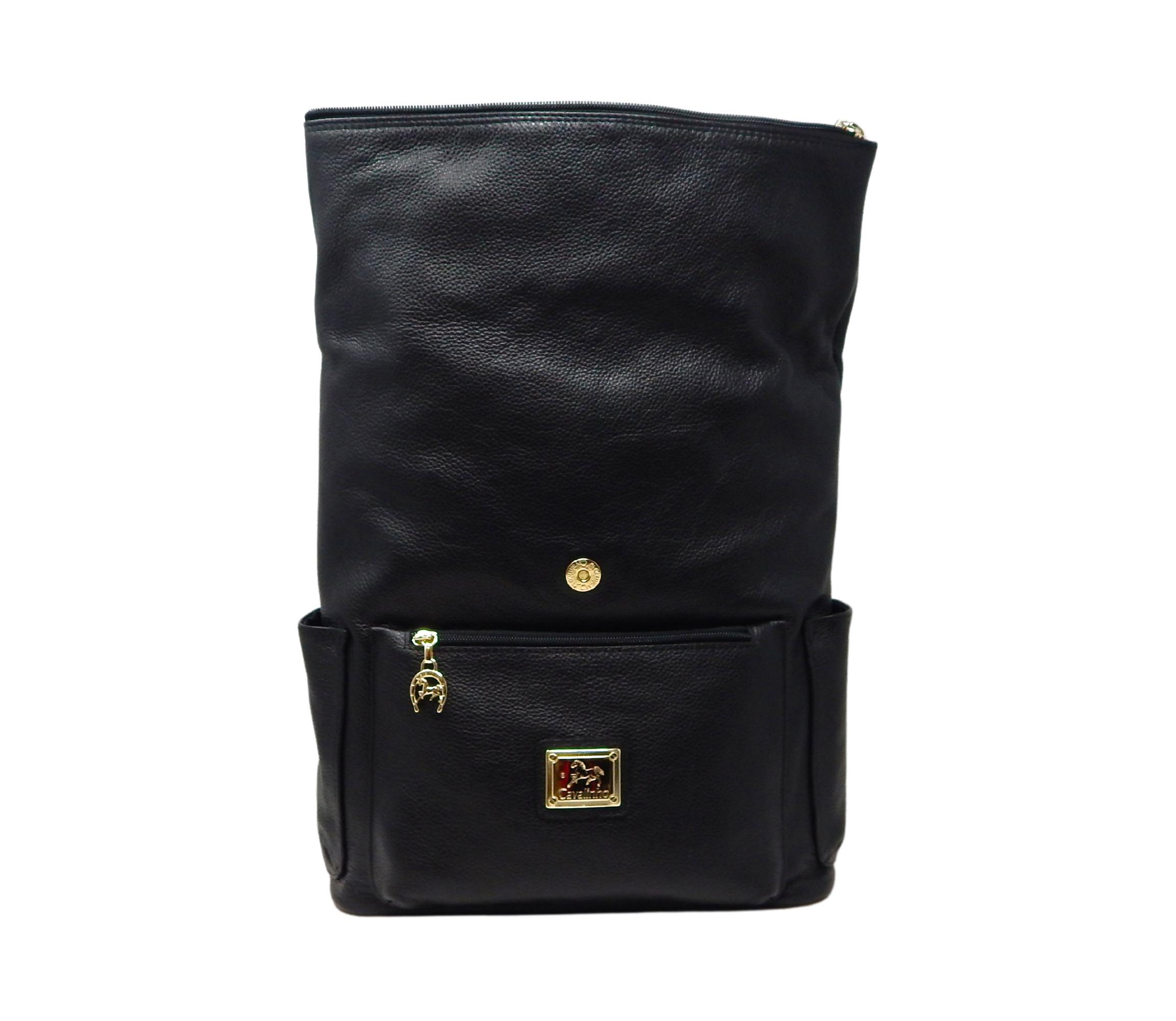 Cavalinho Muse Leather Backpack - SKU 18300415 | #color_Black