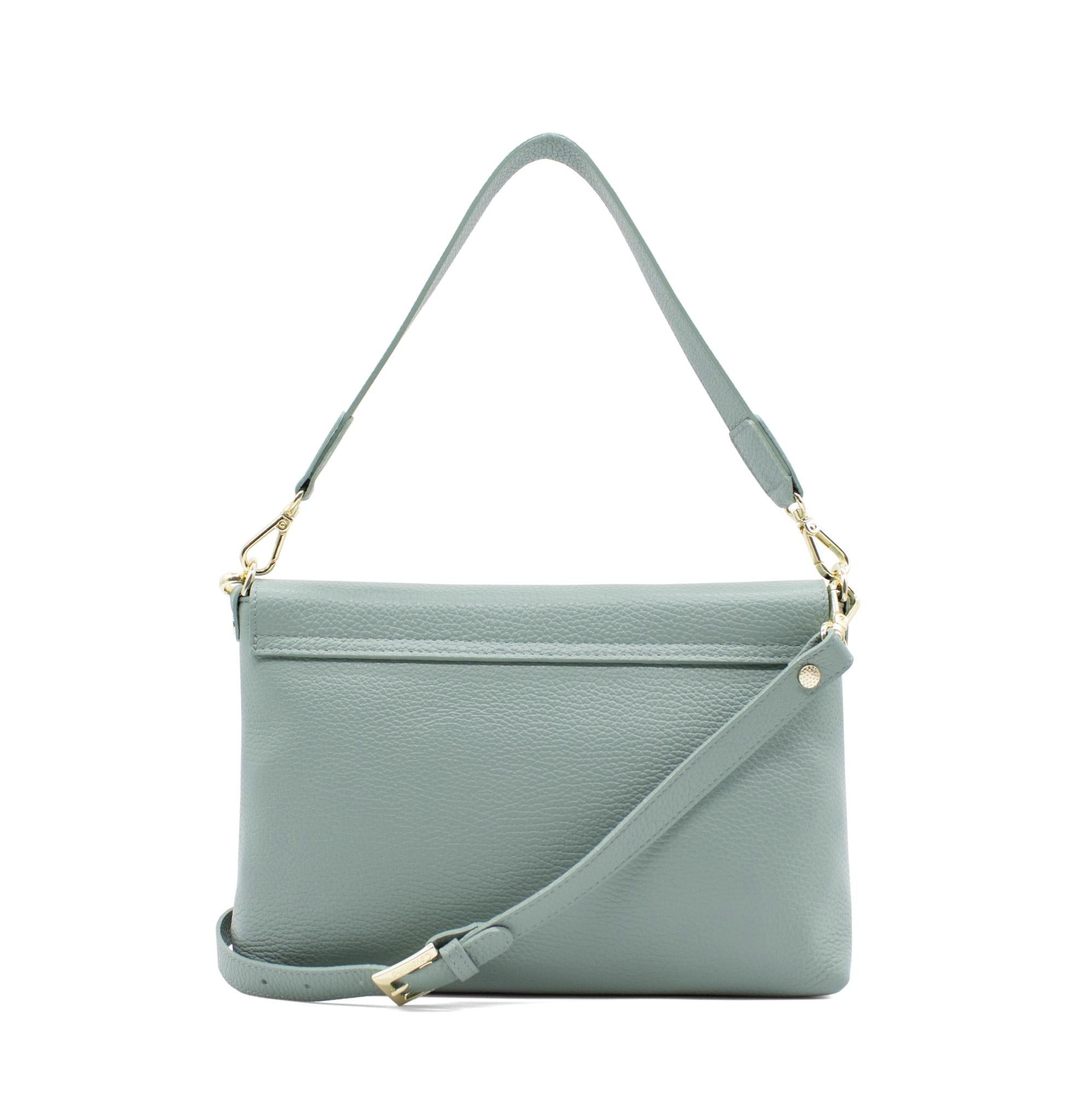 Cavalinho Muse 3 in 1: Leather Clutch, Handbag or Crossbody Bag - SKU 18300509.09.99. | #color_DarkSeaGreen