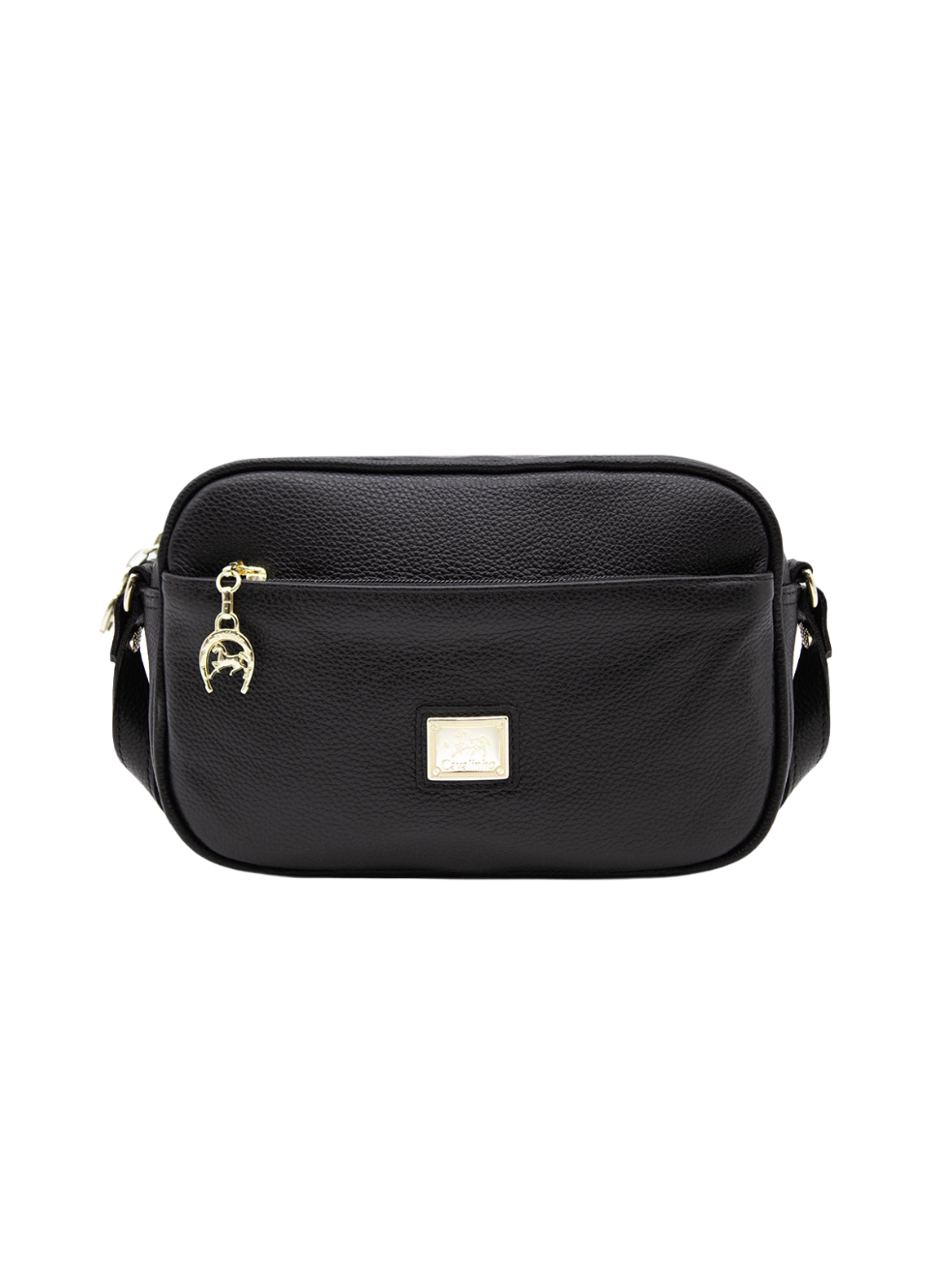 Cavalinho Muse Leather Crossbody Bag - SKU 18300511 | #color_Black