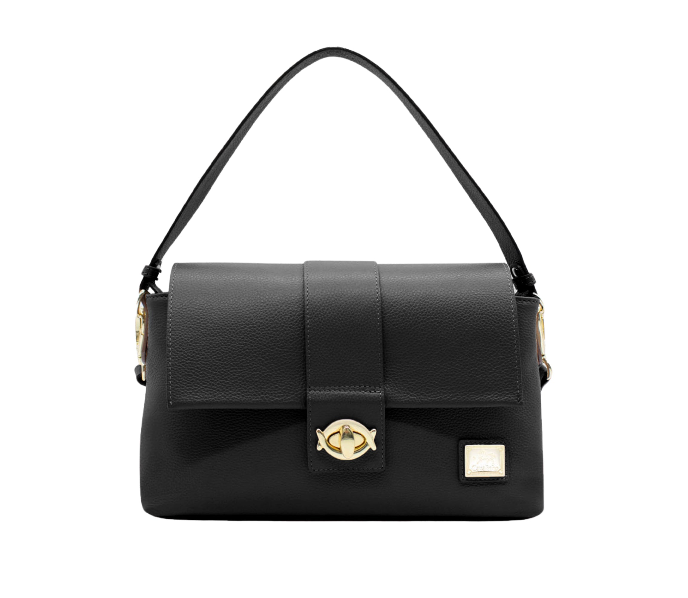 Cavalinho Muse Leather Handbag - SKU 18300514.01.99. | #color_Black