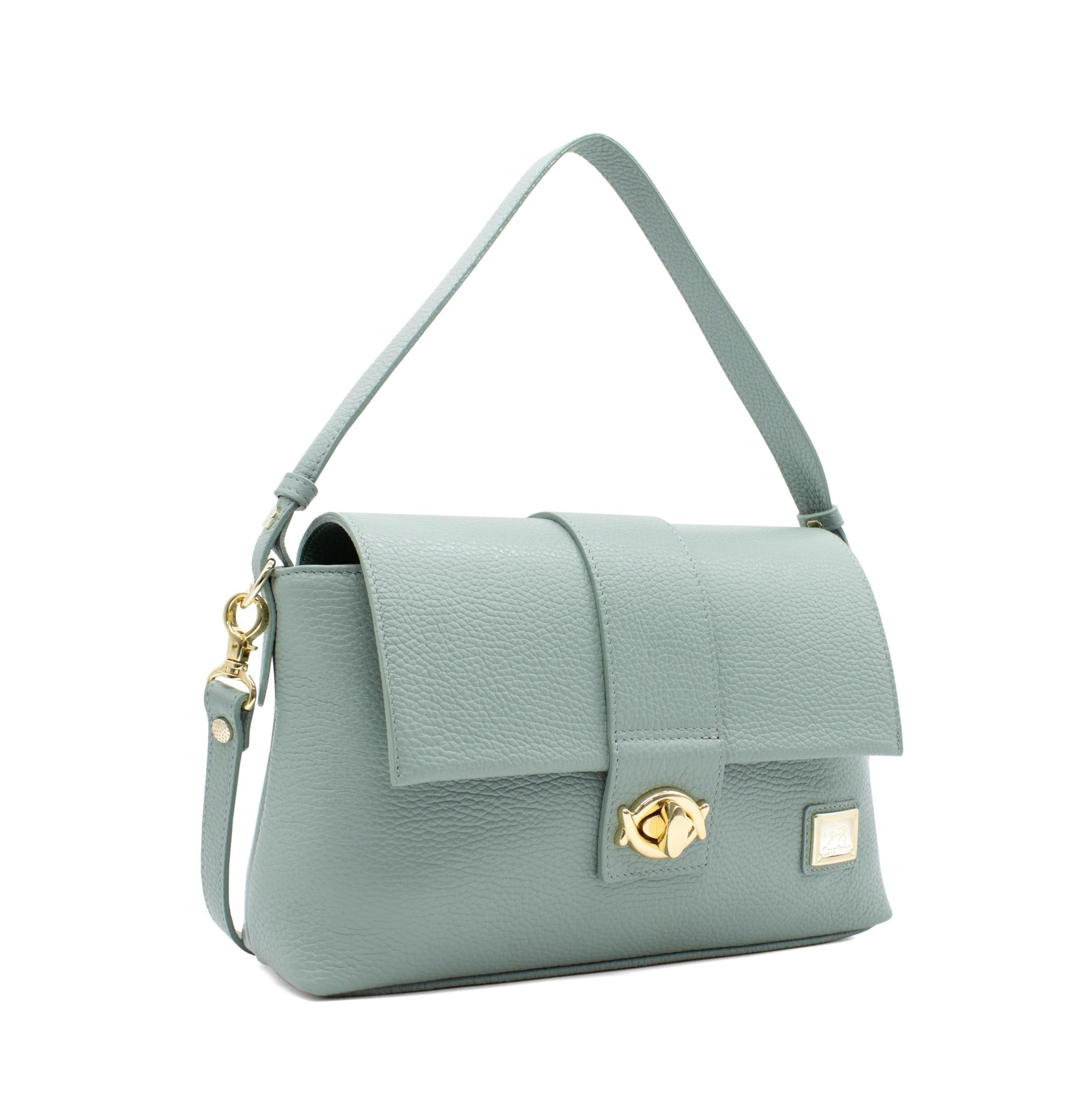 Cavalinho Muse Leather Handbag - SKU 18300514.09.99. | #color_DarkSeaGreen