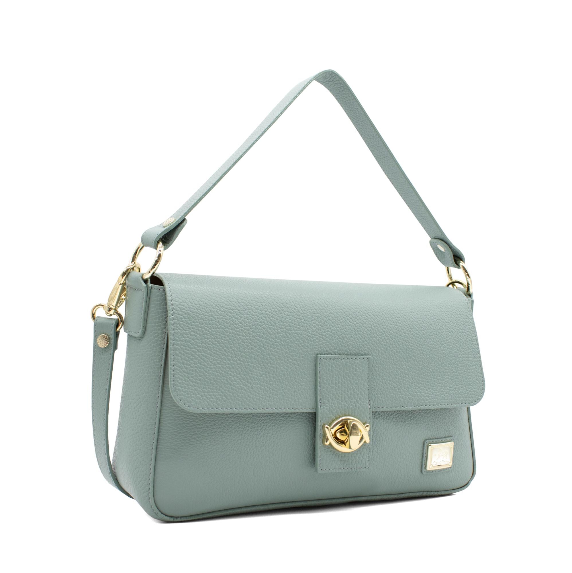 Cavalinho Muse Leather Handbag - SKU 18300515.09.99. | #color_DarkSeaGreen