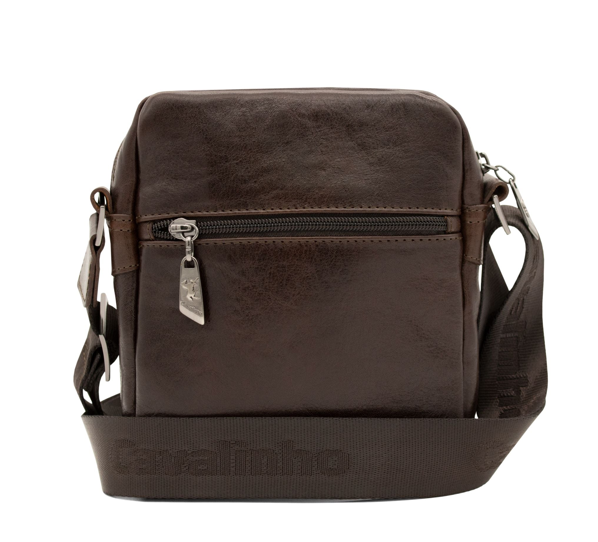 Cavalinho Leather Traveler Crossbody Bag SKU 18320225.02 #color_Brown 