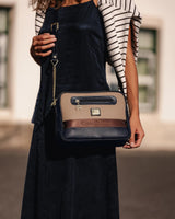 #color_ DarkNavy Tan | Cavalinho Cavalinho Club Crossbody Bag - DarkNavy Tan - 18370251.22_M01