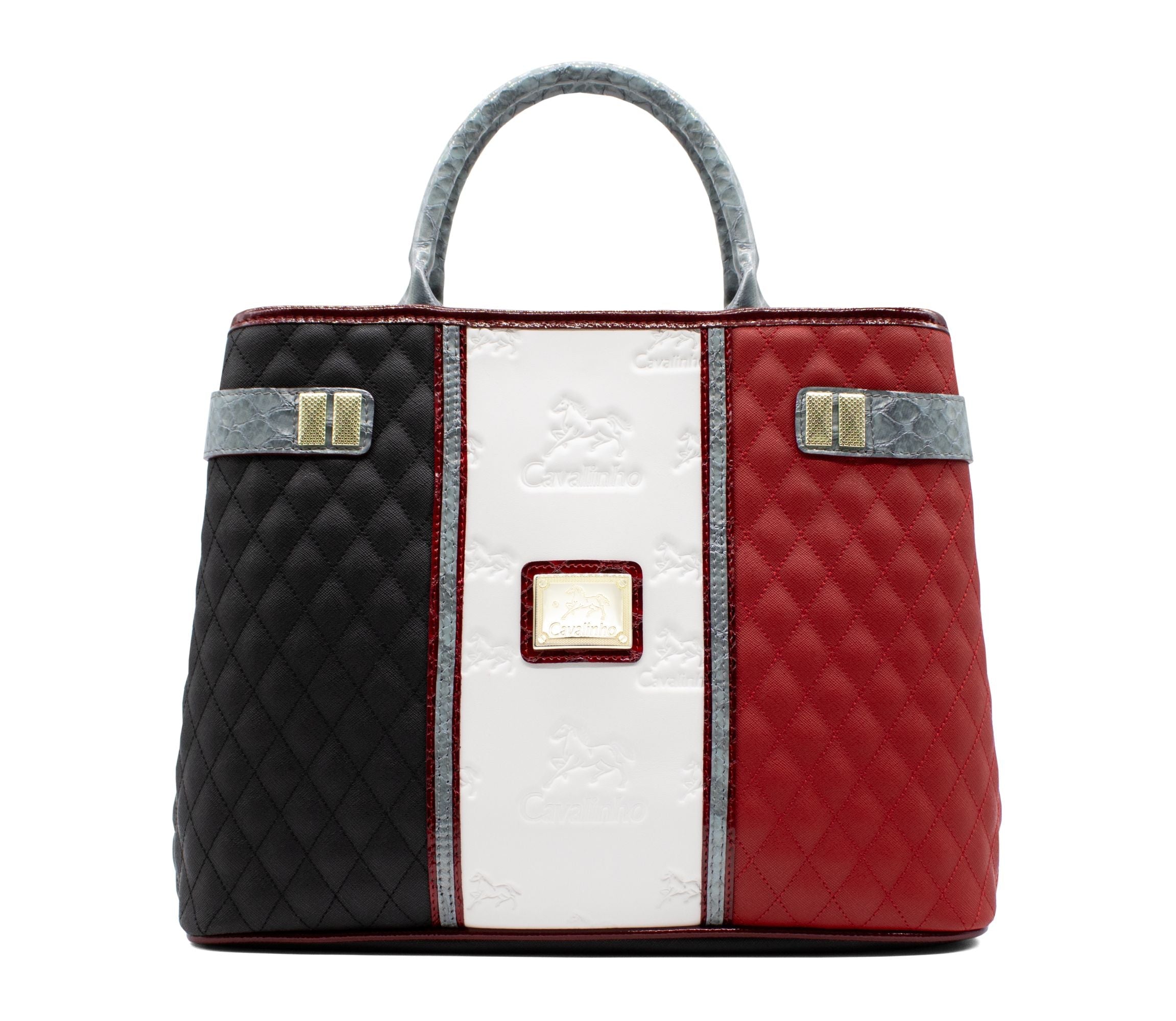 #color_ Black White Red Silver | Cavalinho Royal Handbag - Black White Red Silver - 18390145.23_1