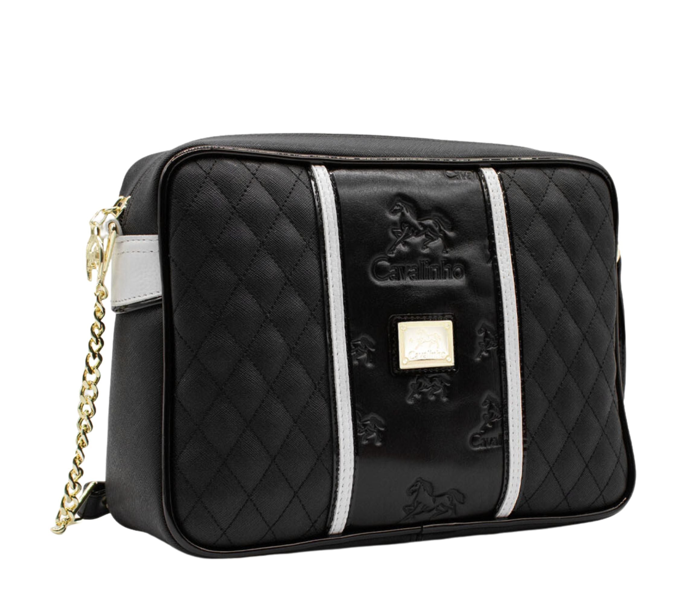 #color_ Black and White | Cavalinho Royal Crossbody Bag - Black and White - 18390251.21.99_2