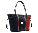 Cavalinho Prestige Shoulder Bag SKU 18450520 #color_Navy / White / Red