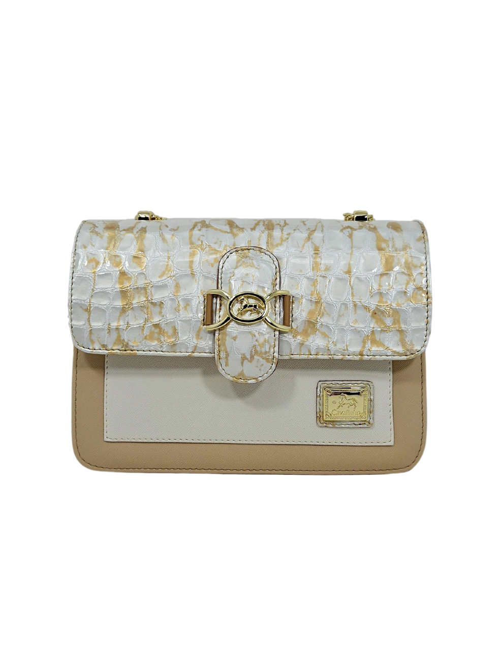 Cavalinho Mystic Shoulder Bag SKU 18460471.31 #color_beige / white