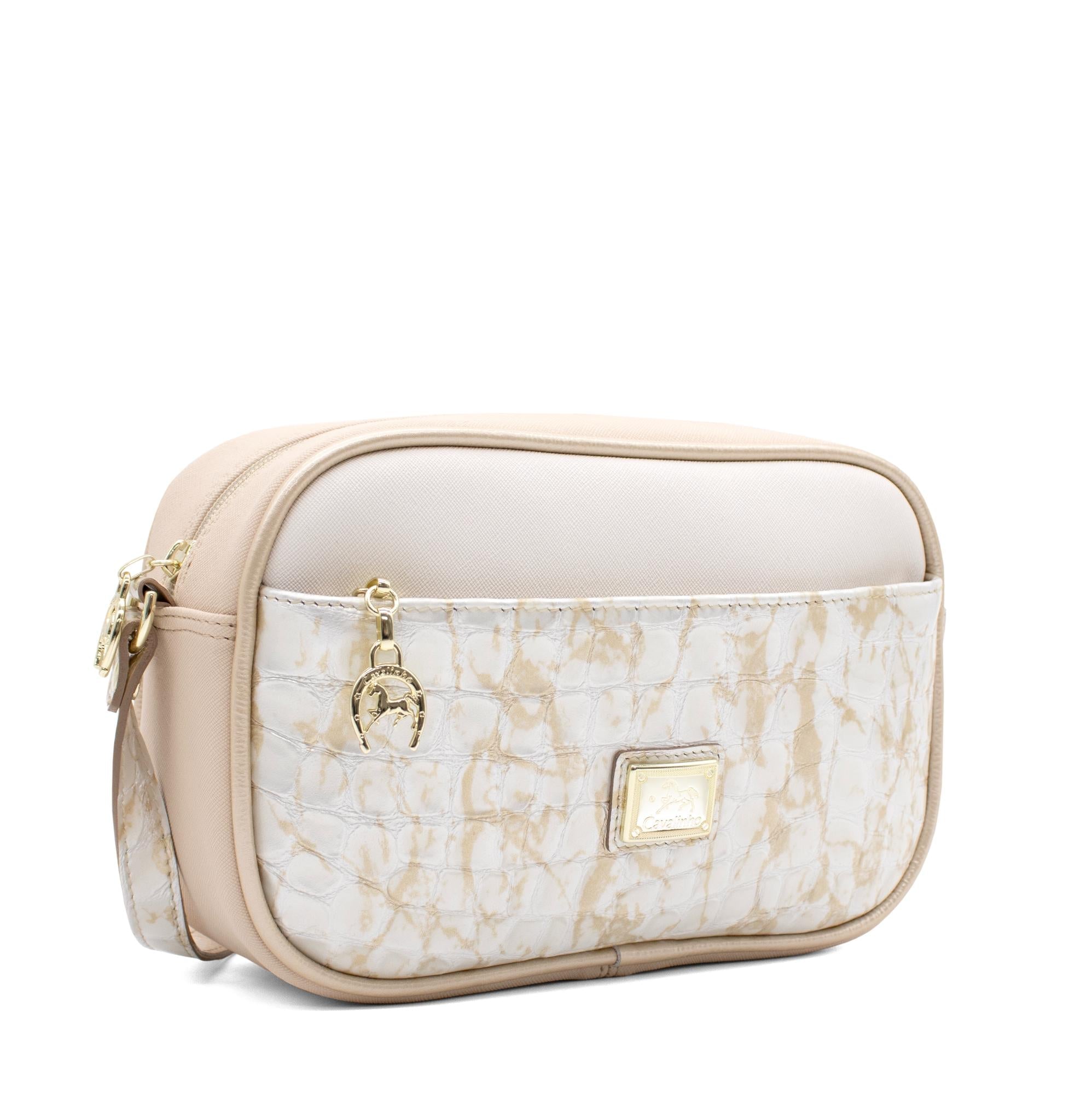 #color_ Beige White | Cavalinho Mystic Crossbody Bag - Beige White - 18460511.31_2