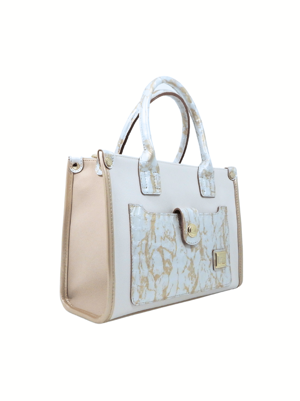 Cavalinho Mystic Handbag SKU 18460524.31 #color_Beige / wHITE