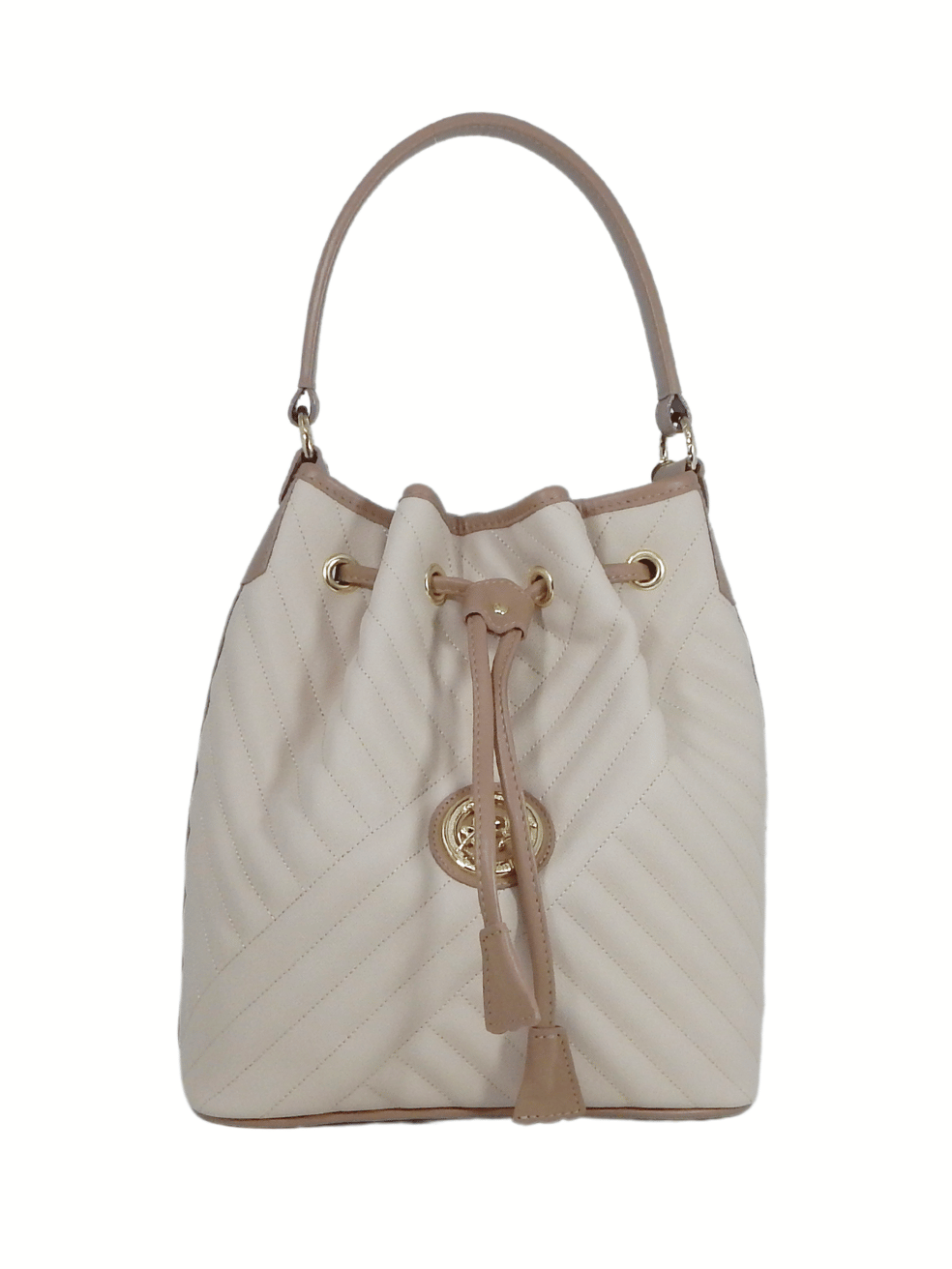 Cavalinho Charming Bucket Bag SKU 18470281.22 #color_Navy / Tan / Beige