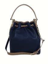 Cavalinho Charming Bucket Bag SKU 18470281.22 #color_Navy / Tan / Beige