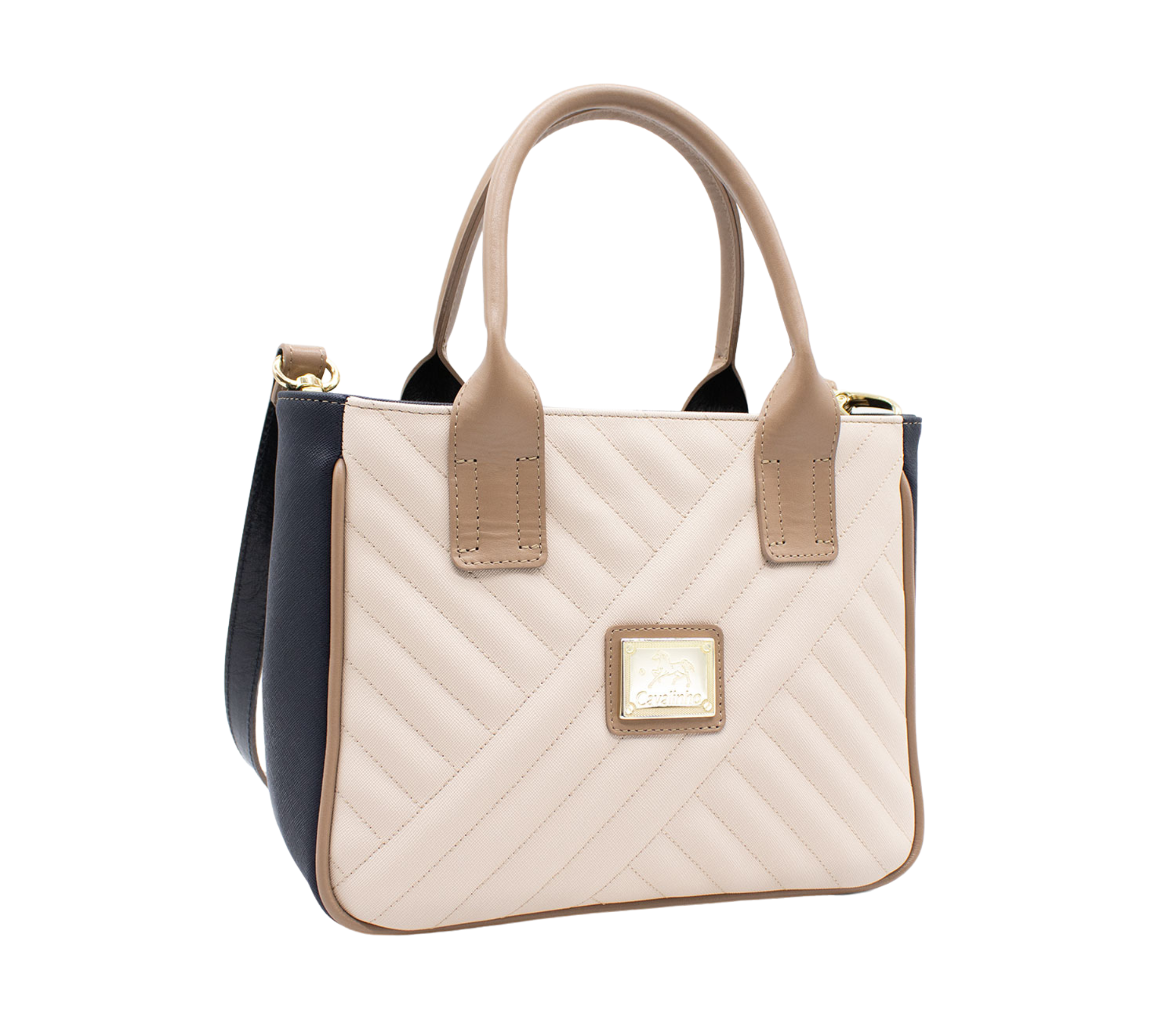 Cavalinho Charming Handbag SKU 18470507.22 #color_Navy / Tan / Beige