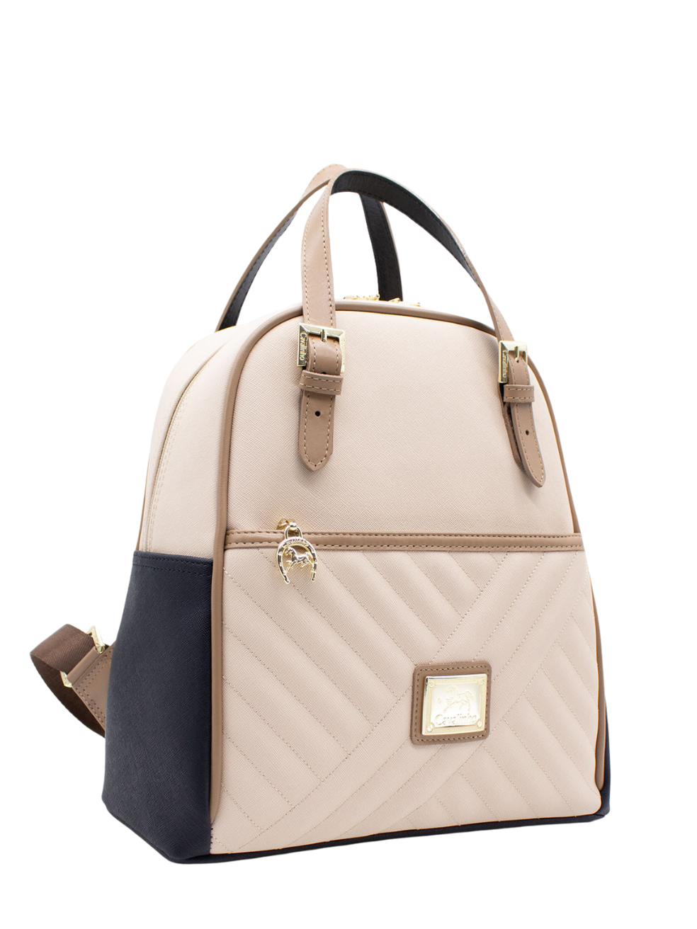 Cavalinho Charming Backpack SKU 18470519.22 #color_Navy / Tan / Beige