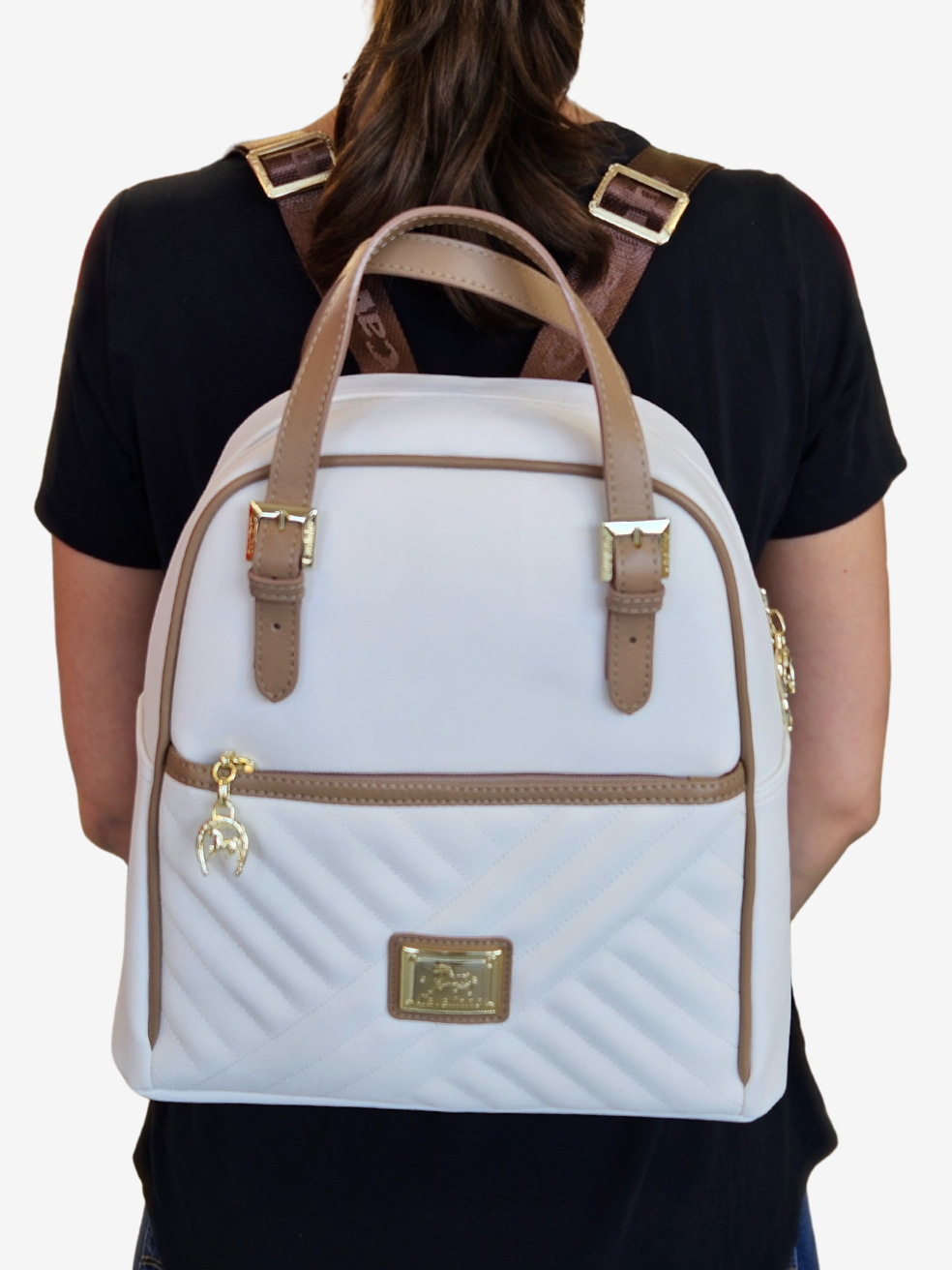 Cavalinho Charming Backpack SKU 18470519.38 #color_white / sand