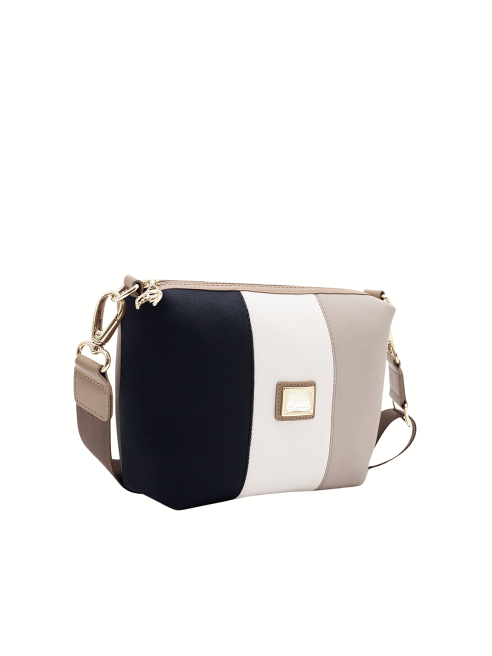 Cavalinho Allegro Crossbody Bag SKU 18480401.22 #color_Beige / White / Navy