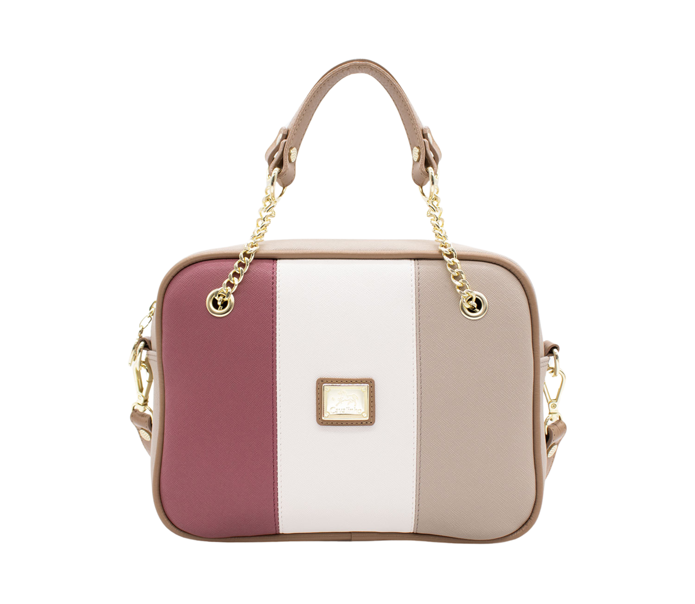 Cavalinho Allegro Handbag SKU 18480512.07 #color_Beige / White / Pink 