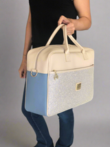 Cavalinho Radiance Baby Bag SKU 18680289.10 #color_Beige / Light Blue, White / Pink