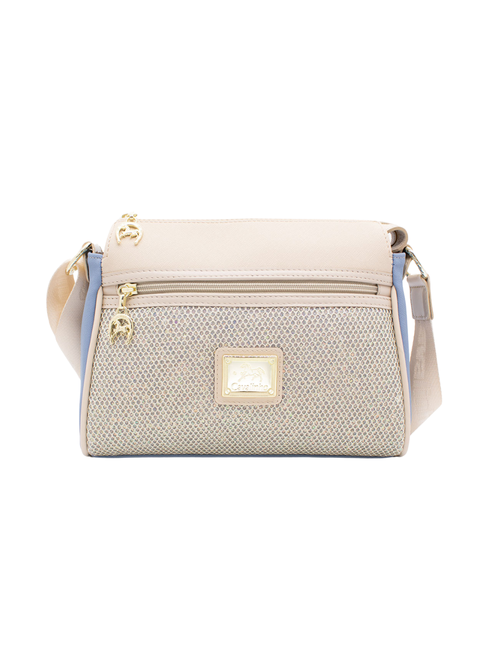 Cavalinho Radiance Crossbody Bag SKU 18680373.10 #color_beige / light blue