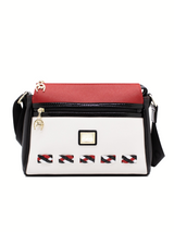 Cavalinho Sailing Crossbody Bag SKU 18690373.23 #color_Black / White / Red