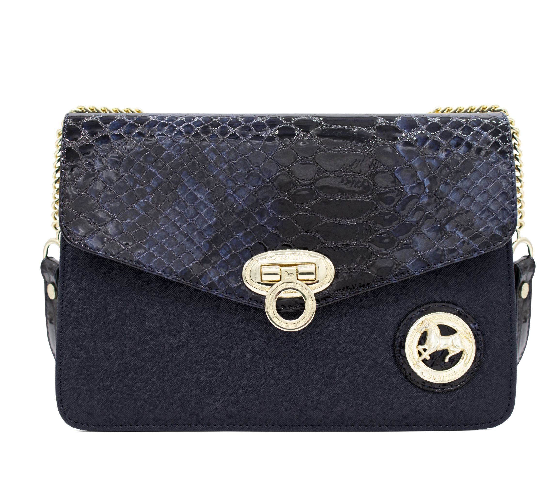 #color_ Navy | Cavalinho Cherry Blossom Shoulder Bag - Navy - 18810260.03_1