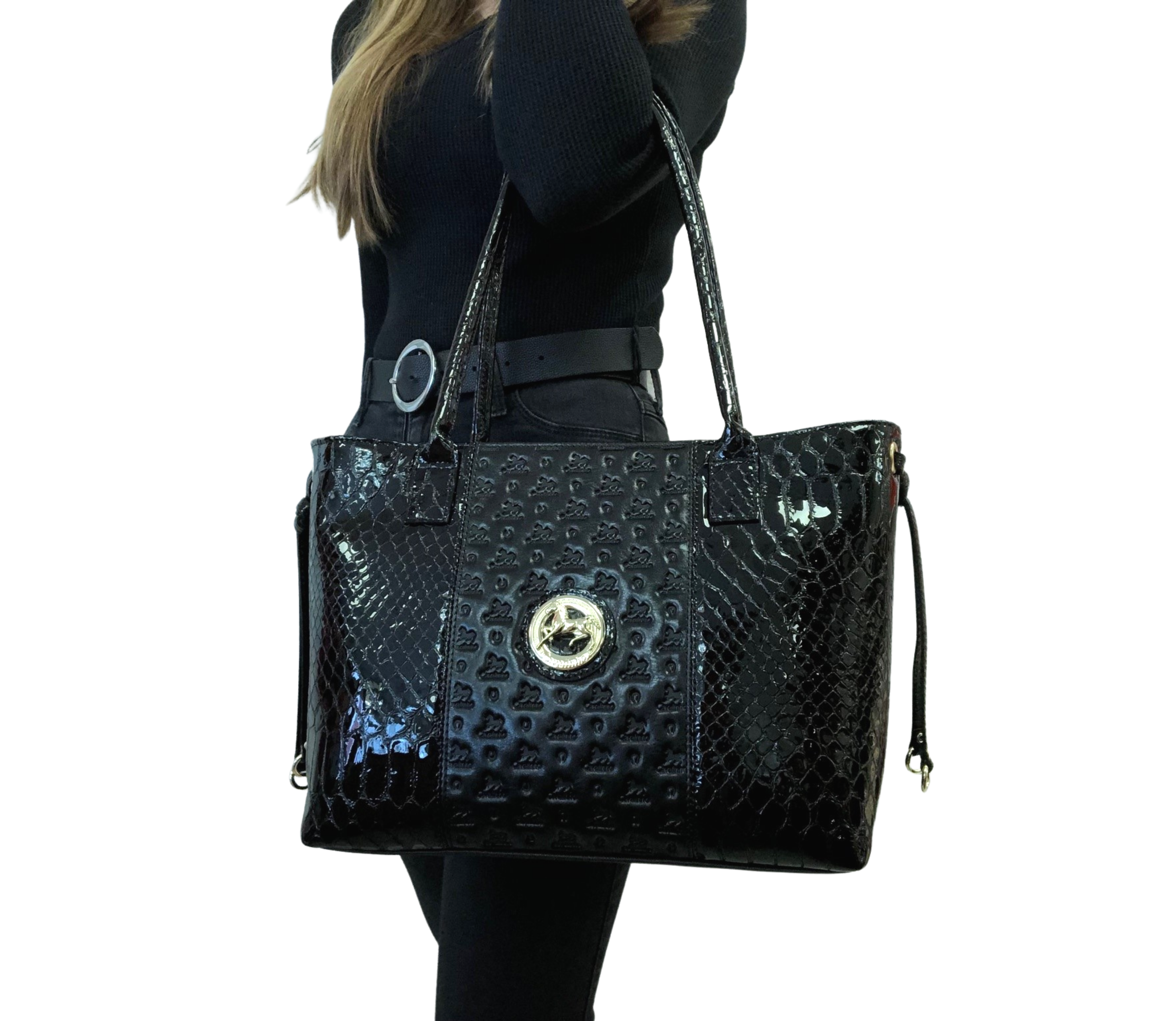 #color_ Black | Cavalinho Di Cavalieri Shoulder Bag - Black - 18840359.01_P06