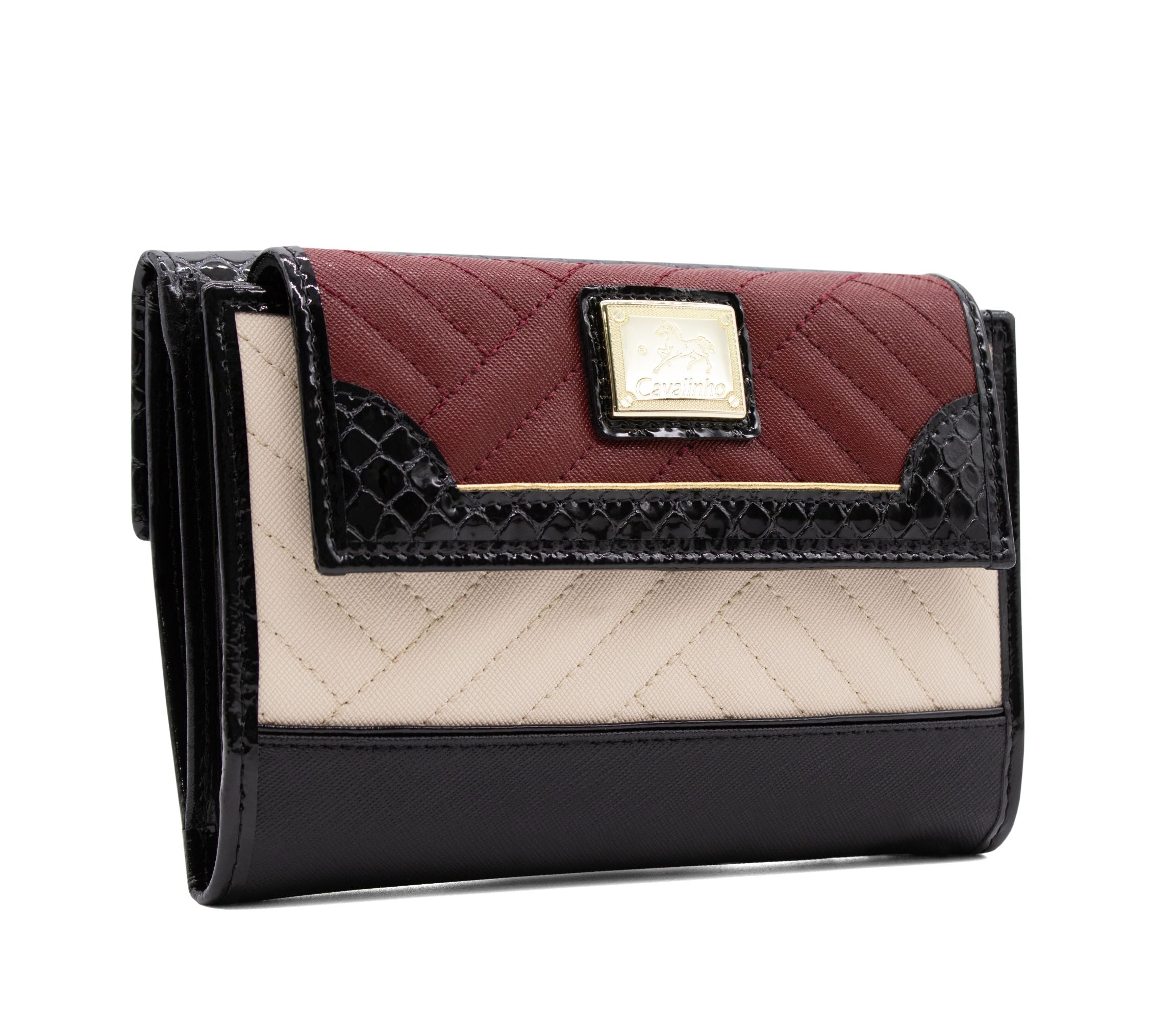 #color_ Maroon Multi-Color | Cavalinho Ciao Bella Wallet - Maroon Multi-Color - 28060205.21_2