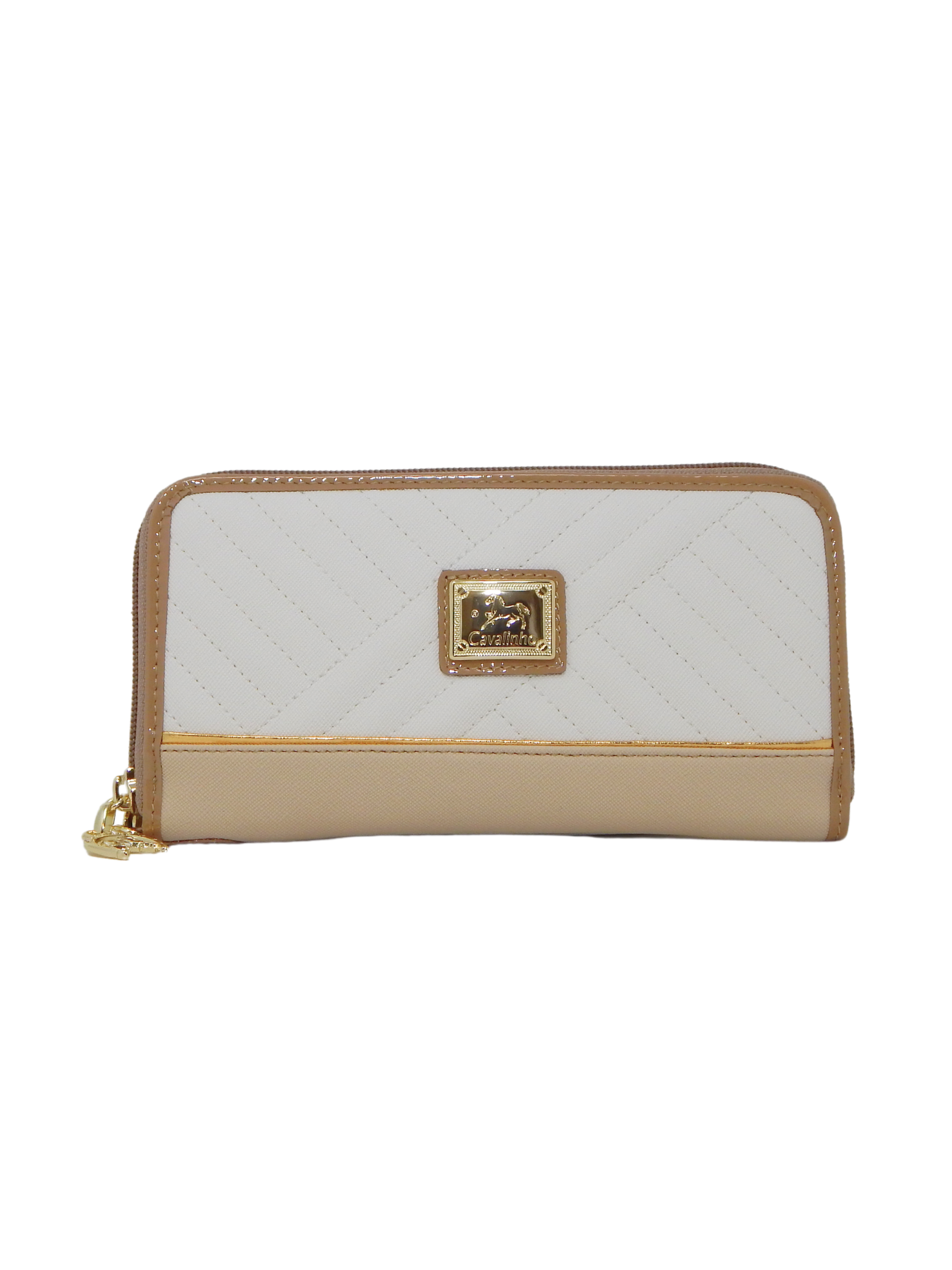 Ciao Bella Wristlet Wallet for Women SKU 28060212.31 #color_beige / white