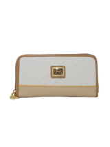 Ciao Bella Wristlet Wallet for Women SKU 28060212.31 #color_beige / white