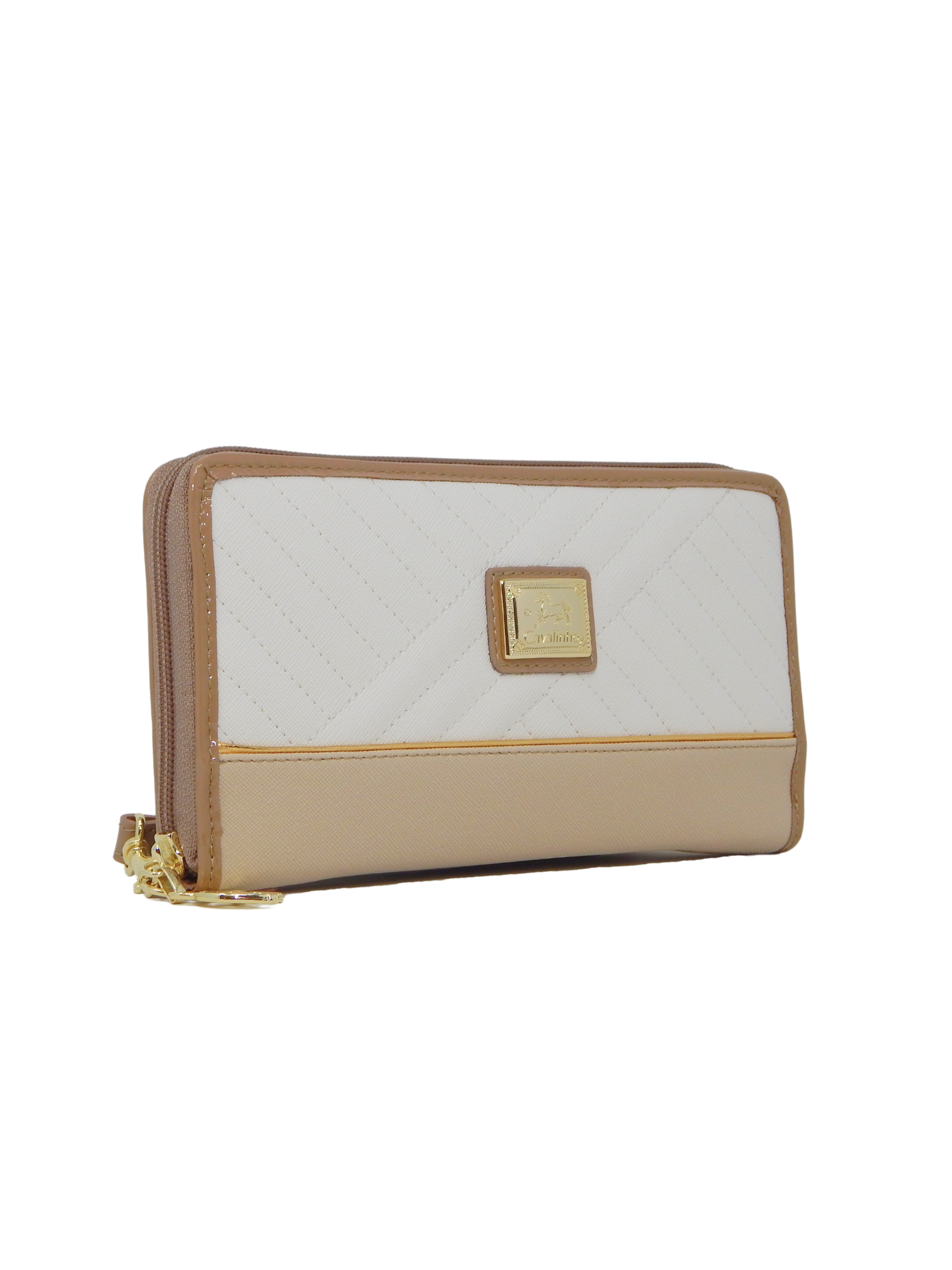 Cavalinho Ciao Bella Wristlet Wallet for Women SKU 28060213.31 #color_beige / white