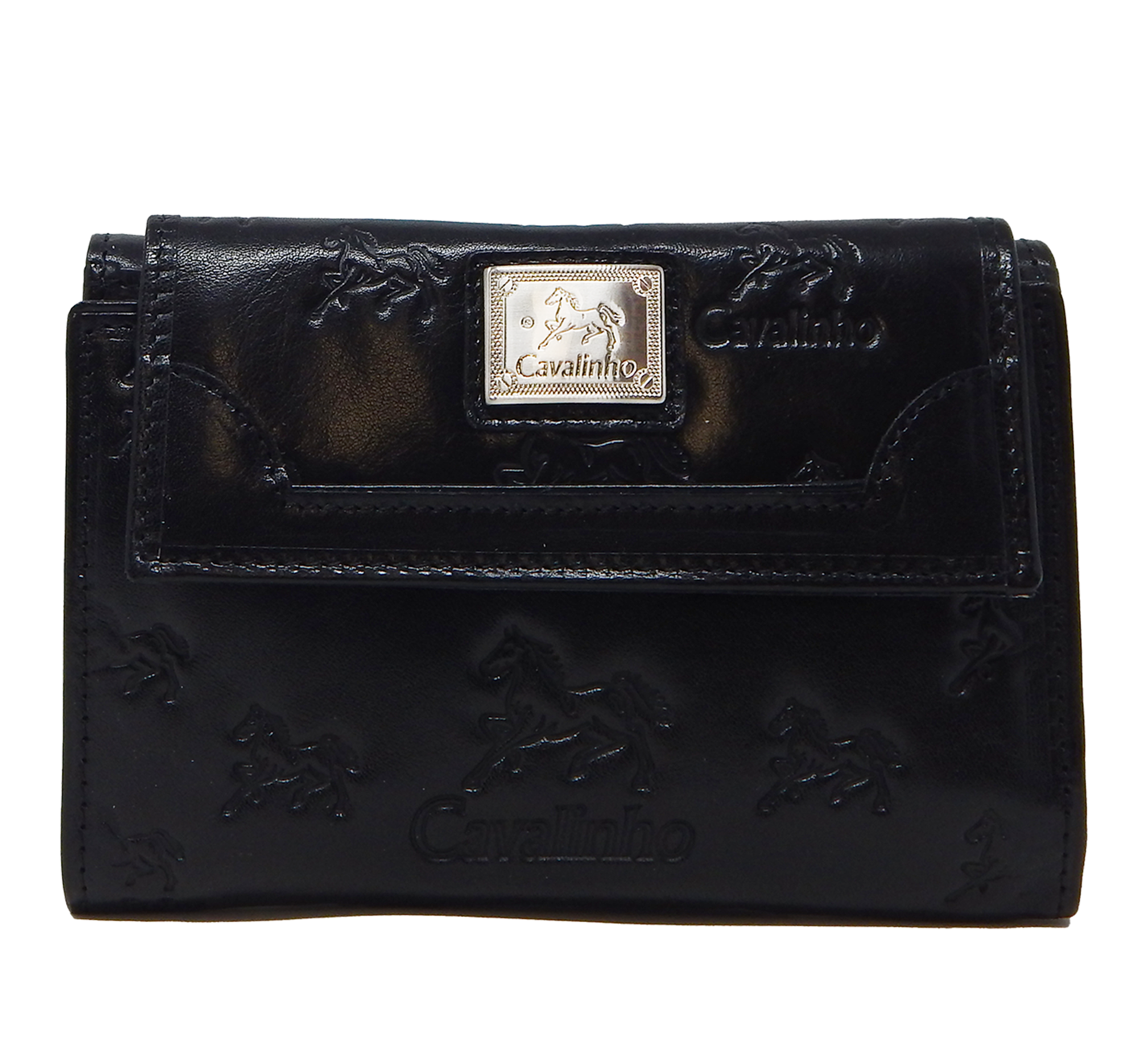 #color_ Black | Cavalinho Cavalo Lusitano Leather Wallet - Black - 28090202_01