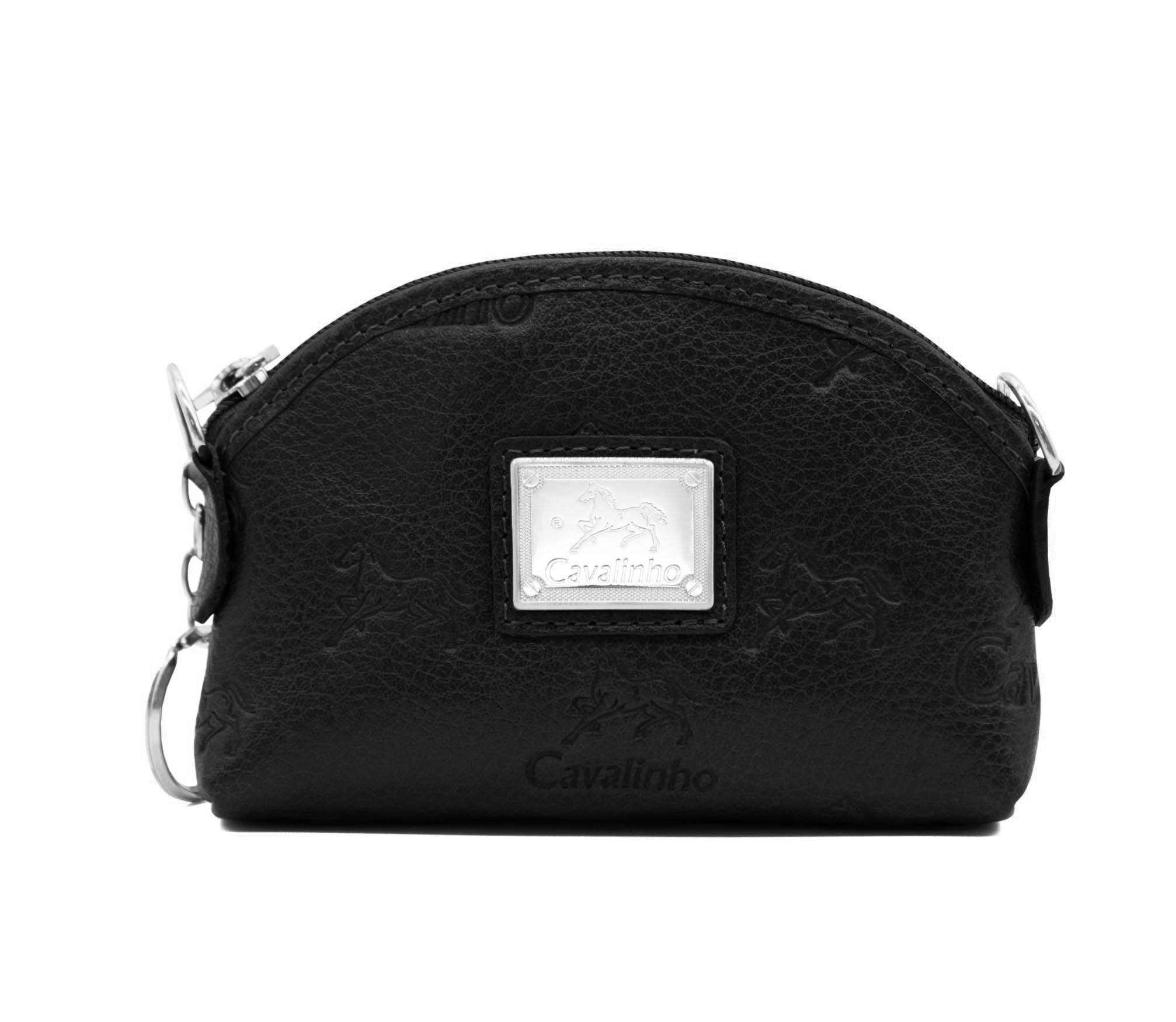 #color_ Black | Cavalinho Cavalo Lusitano Leather Change Purse - Black - 28090252.01_1