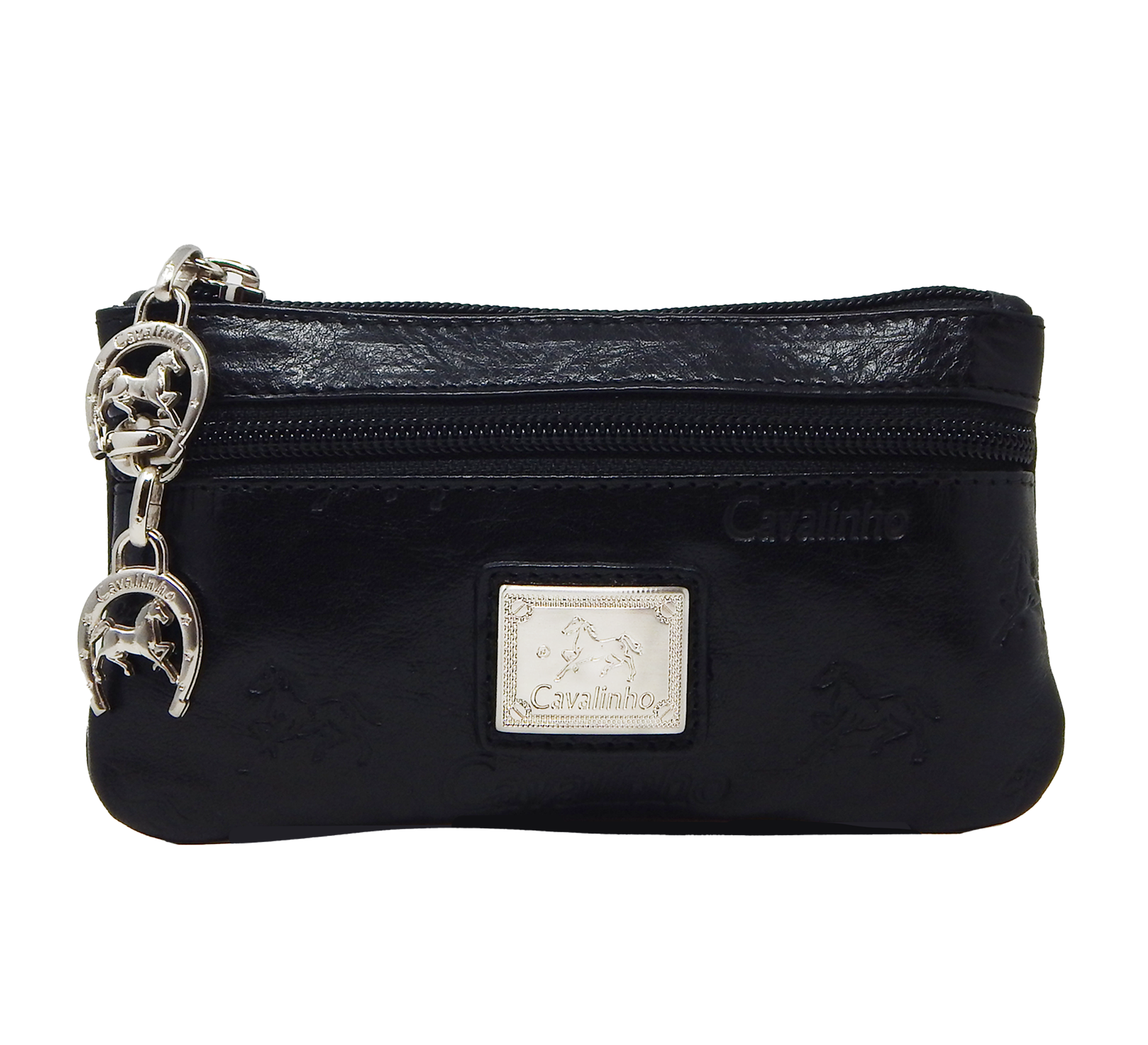 #color_ Black | Cavalinho Cavalo Lusitano Leather Cosmetic Case - Black - 28090254.01_02