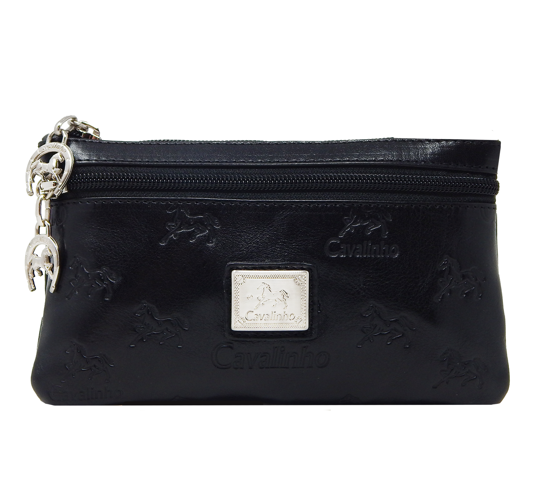 #color_ Black | Cavalinho Cavalo Lusitano Leather Cosmetic Case - Black - 28090256_01_f