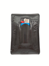 Cavalinho Cavalo Lusitano Leather Cigarette Case SKU 28090264.01 #color_black