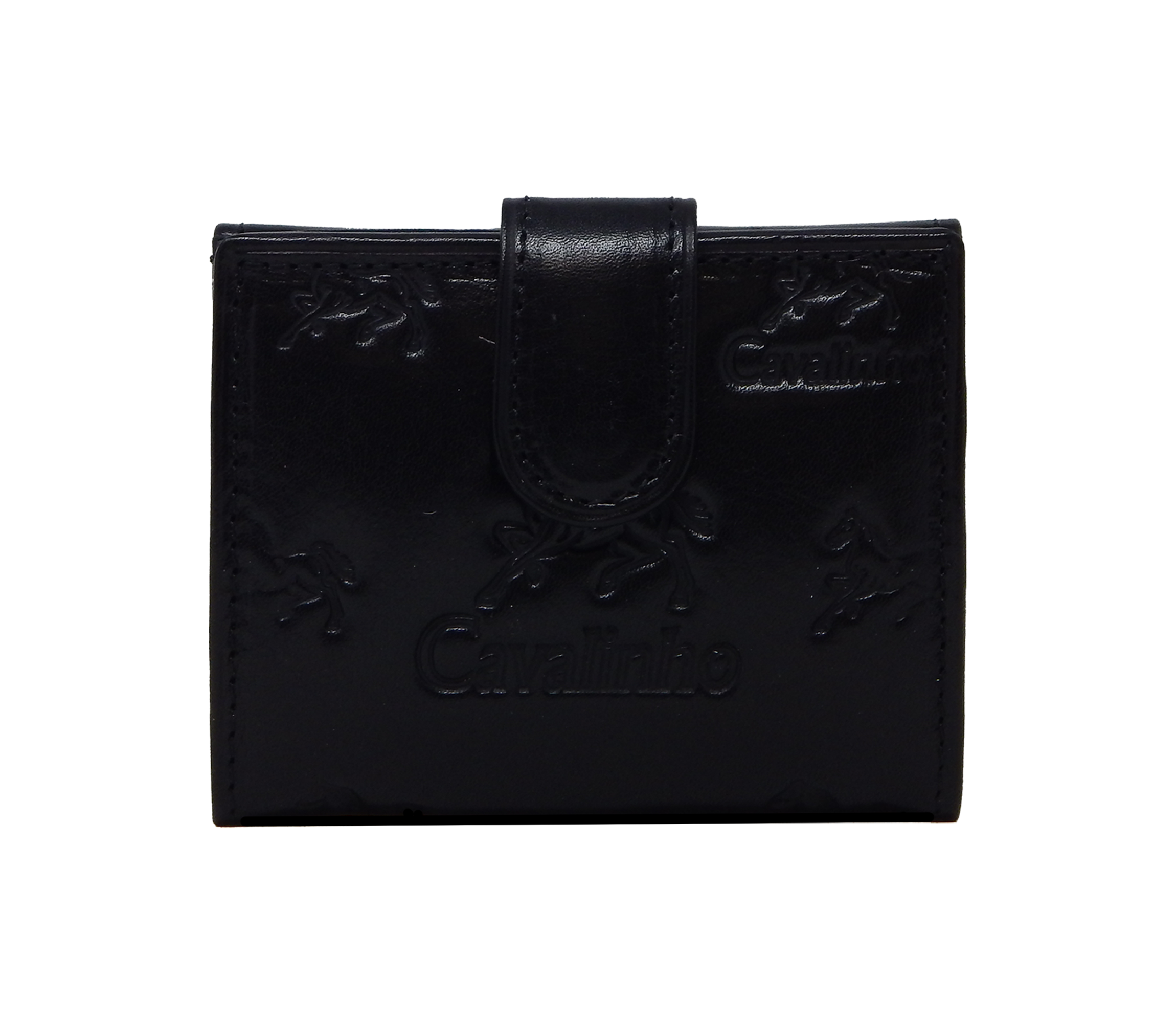 #color_ Black | Cavalinho Cavalo Lusitano Mini Leather Wallet - Black - 28090530.01.99_3