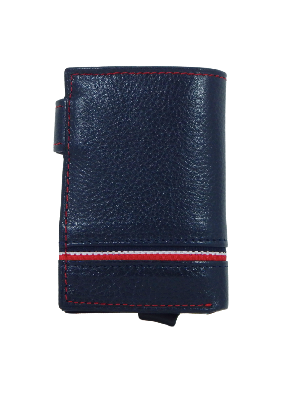 Cavalinho The Sailor Bifold Pop Up Slim Leather Wallet SKU 28150022.22 #color_navy