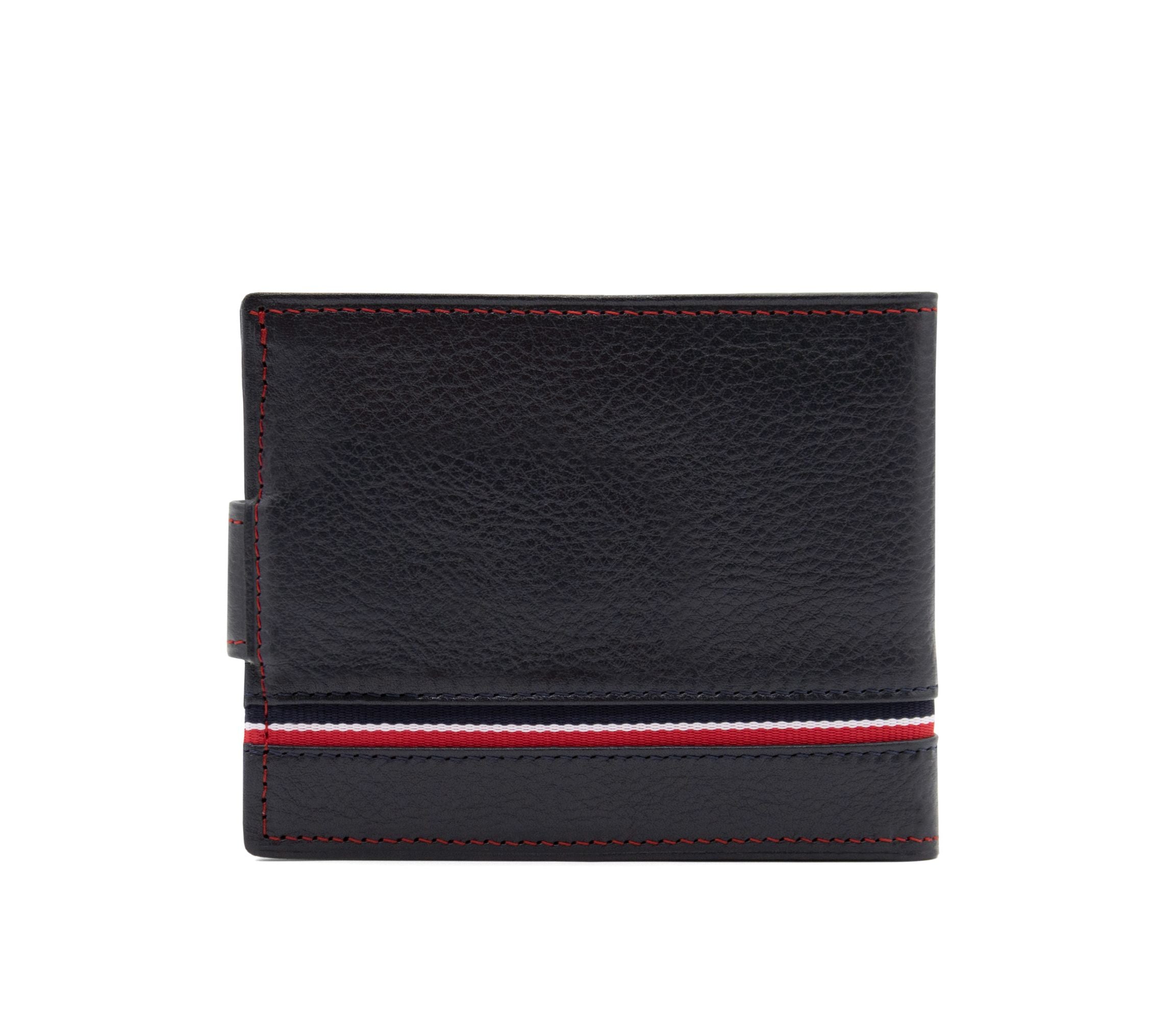 Cavalinho The Sailor Trifold Leather Wallet SKU 28150503.22 #color_navy