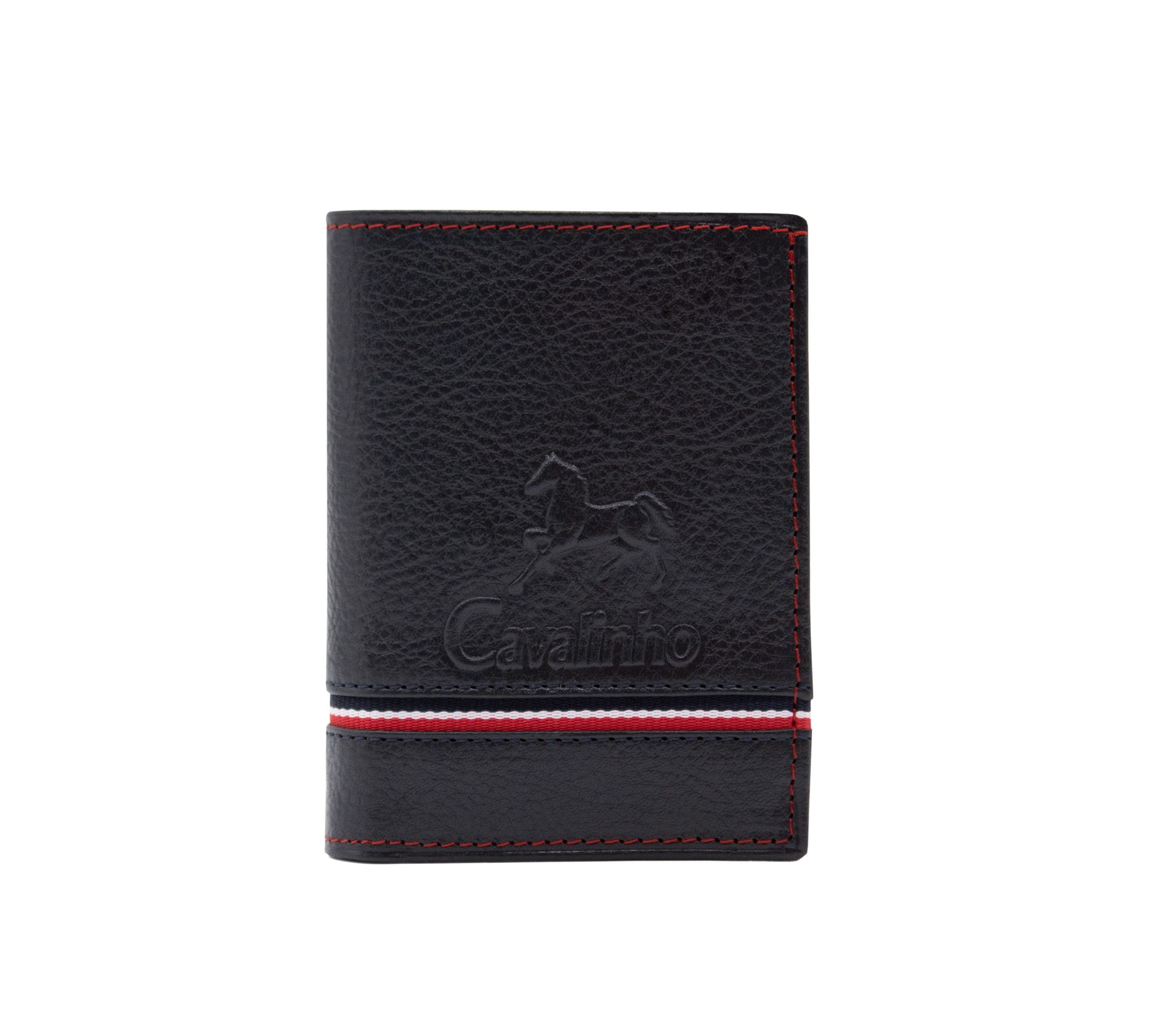 Cavalinho The Sailor Trifold Leather Wallet SKU 28150522.22 #color_navy