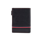 #color_ Navy | Cavalinho The Sailor Bifold Slim Leather Wallet - Navy - 28150526.22_3