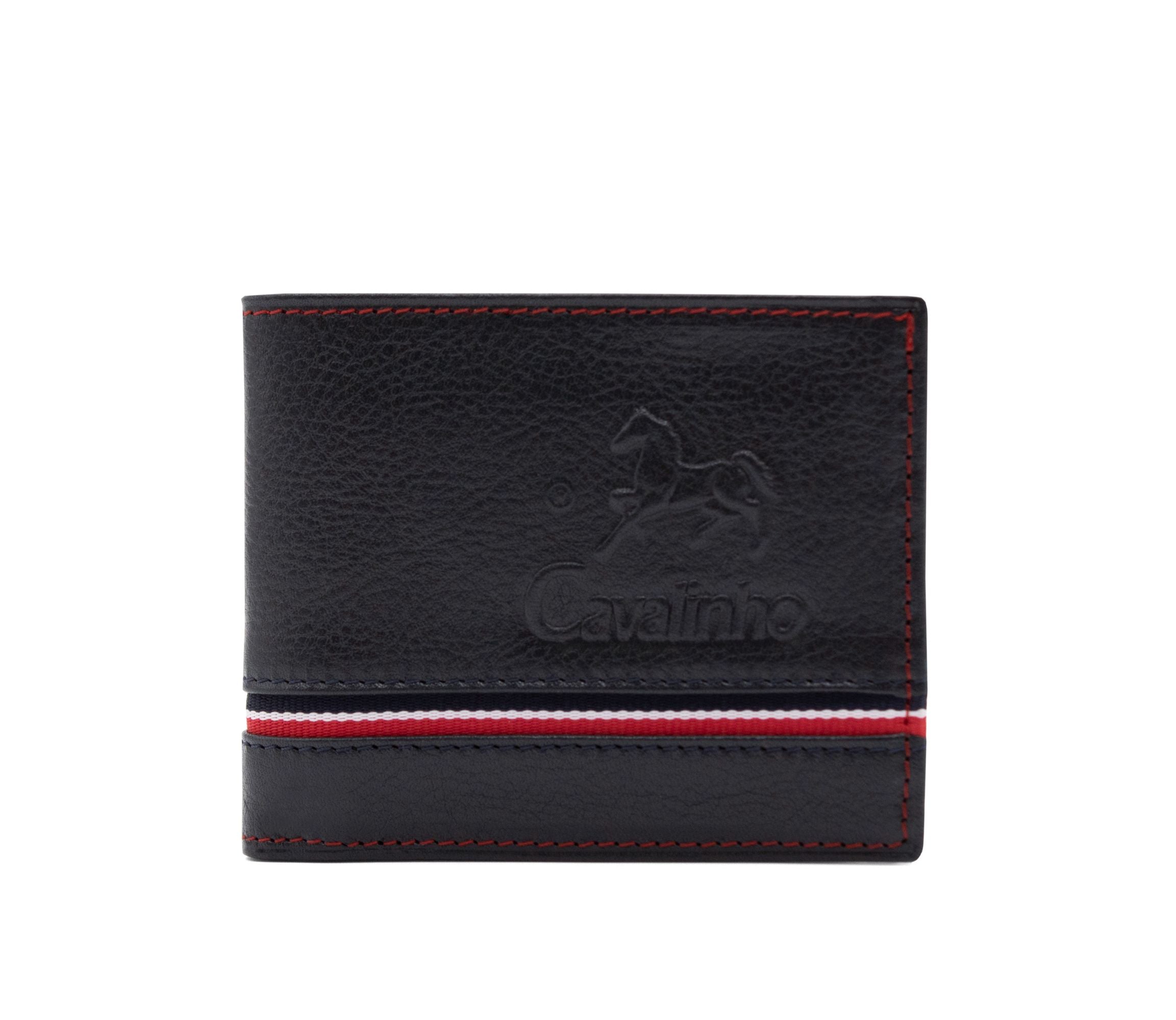 Cavalinho The Sailor 2 in 1 Bifold Leather Wallet SKU 28150528.22 #color_navy