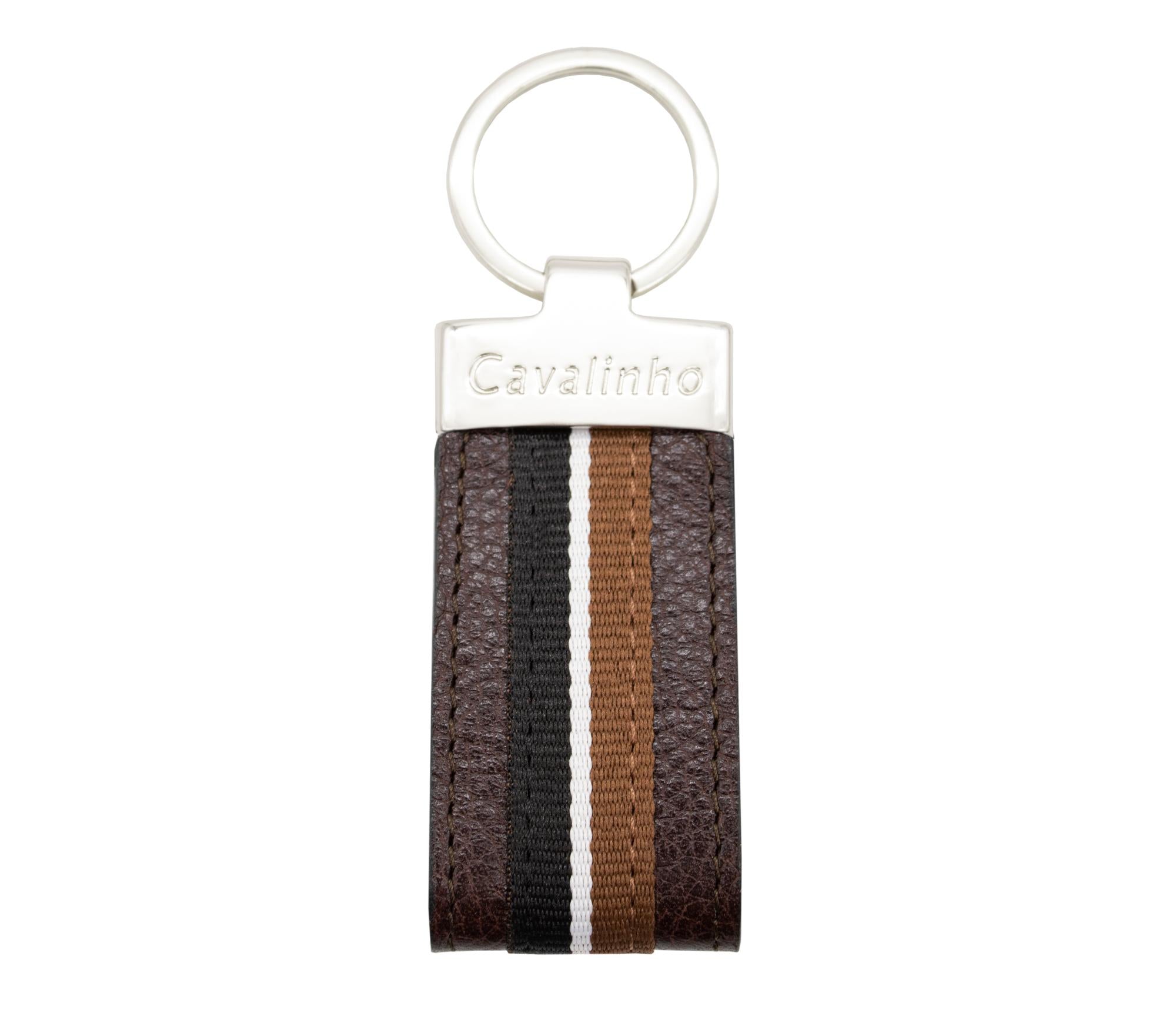 Cavalinho the Sailor Leather Keychain SKU 28150536.02 #color_brown